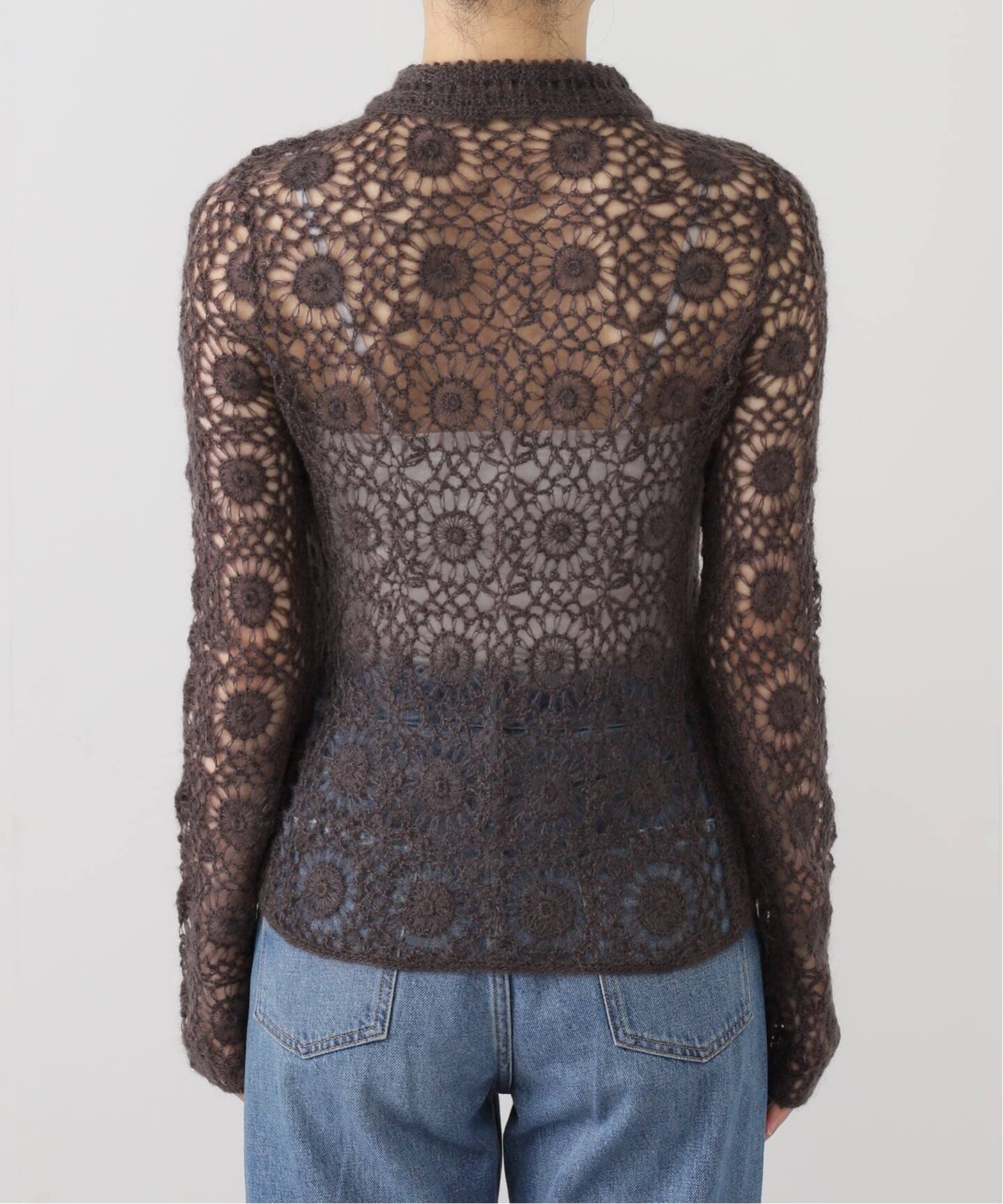 TODAYFUL/トゥデイフル】Mohair Crochet Knitshirts（ニット／セーター