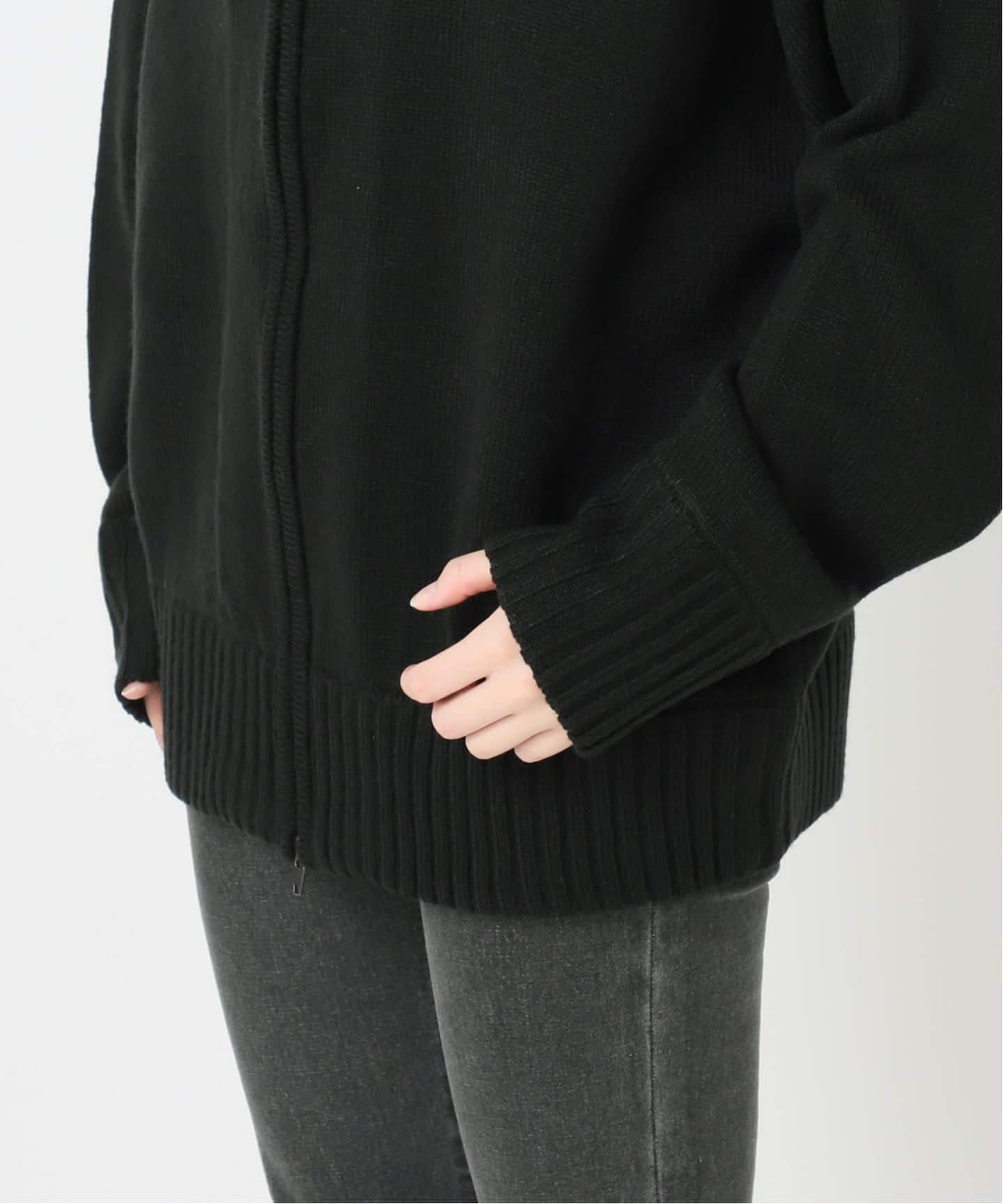 予約》別注【LOGAN Knitting Mills】ジップニット（カーディガン