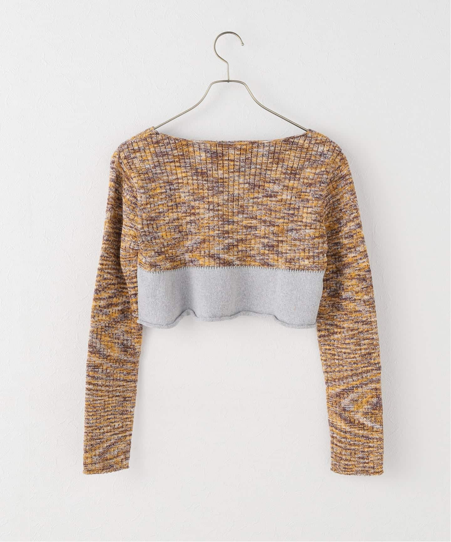 完売品　baserange ニット BASERANGE/ベースレンジ】WASTE CROPPED SWEATER（ニット／セーター