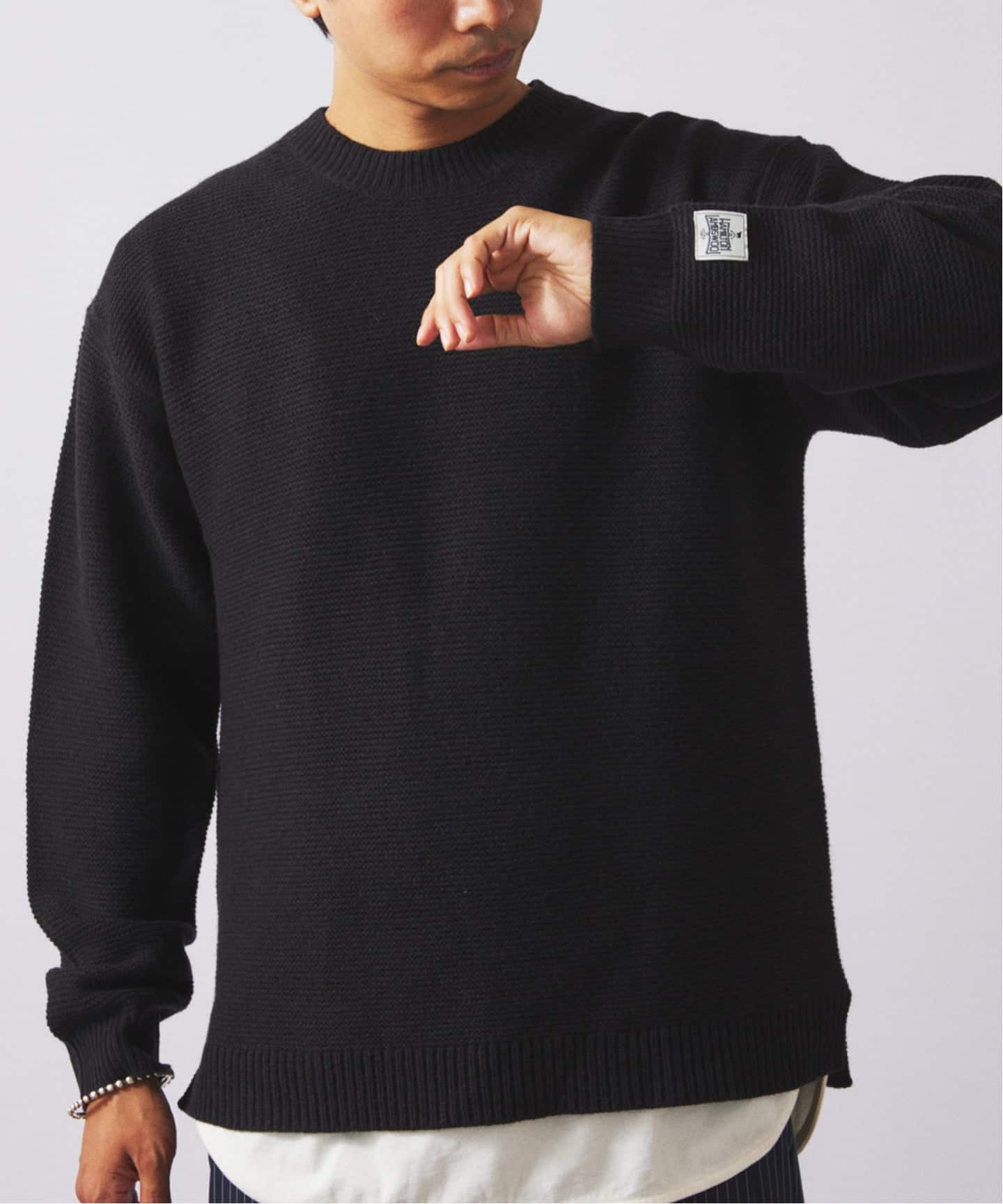 ハミルトン ウール ガーター クルーネック ニット（ニット／セーター