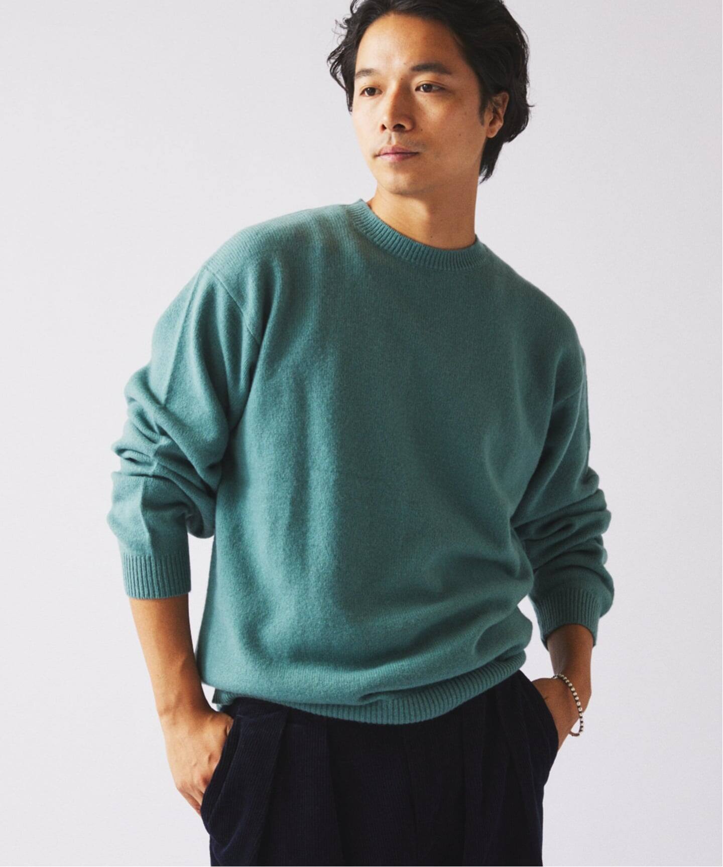COLLINS VILLE WOOL / コリンズ ビル ウール クルーネック ニット