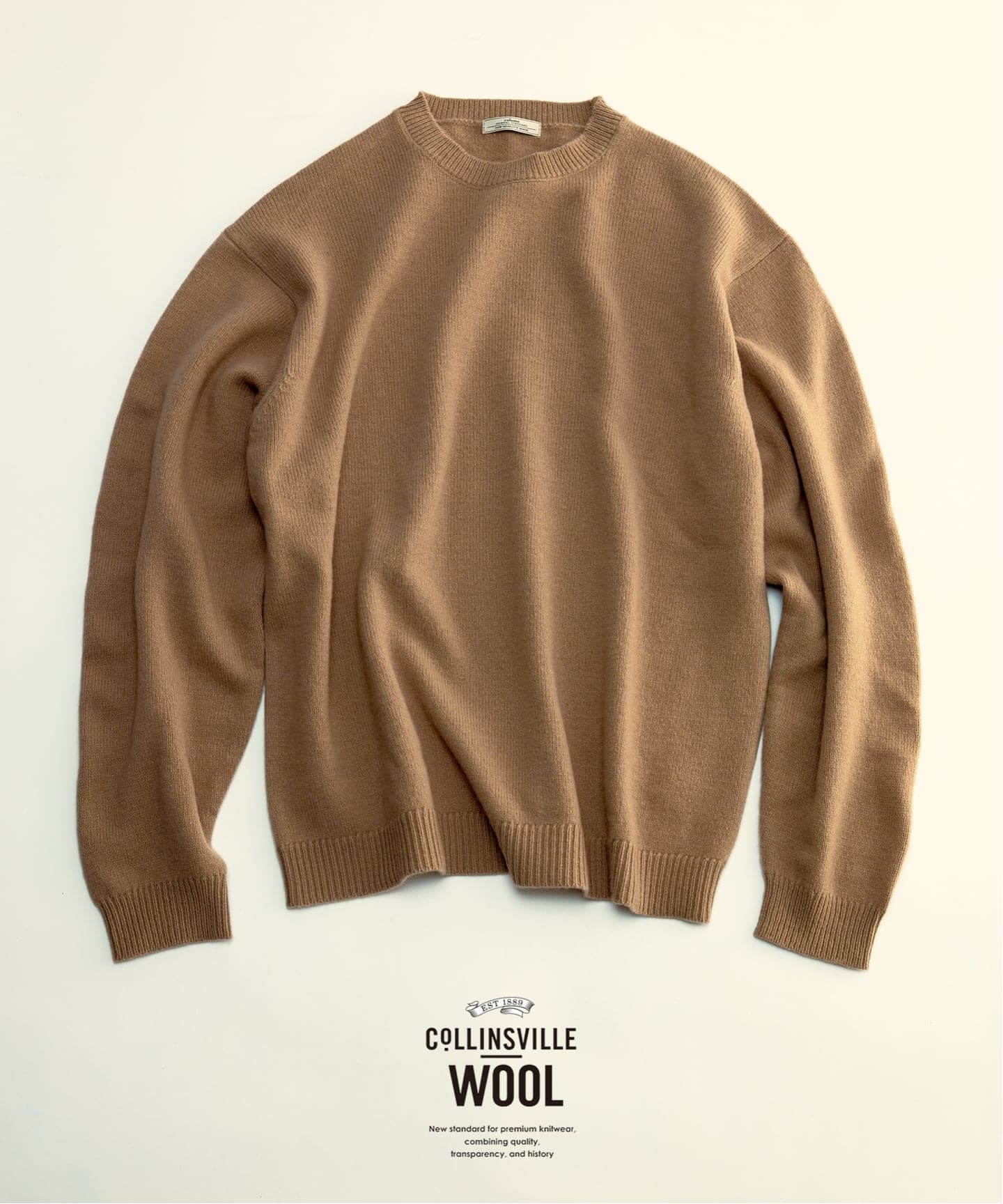 ジャーナルスタンダード レリューム（JOURNAL STANDARD relume）/COLLINS VILLE WOOL / コリンズ ビル ウール クルーネック ニット COLLINS VILLE WOOL / コリンズ ビル ウール クルーネック ニット