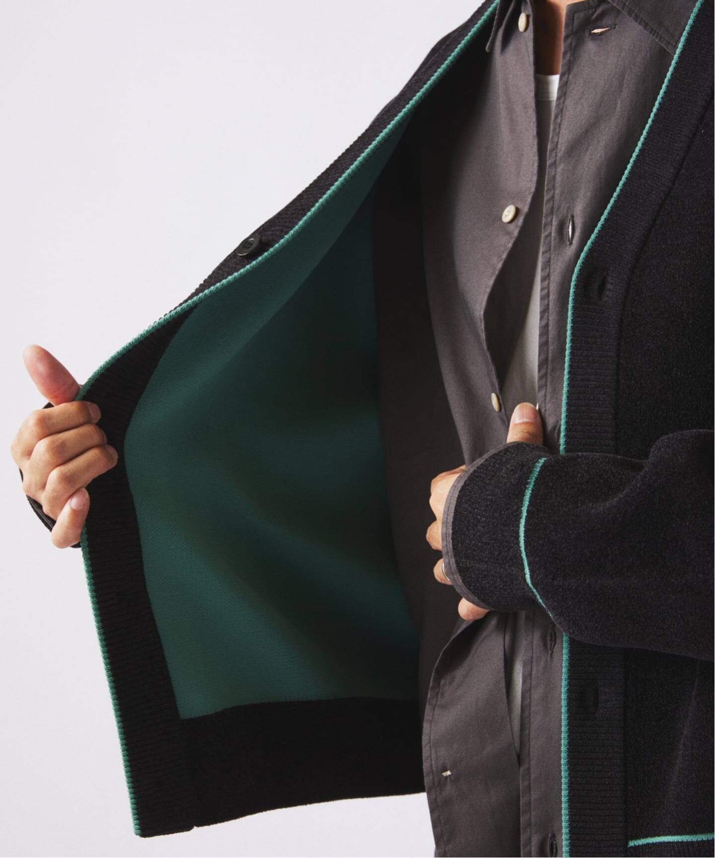 ジャーナルスタンダード レリューム カーディガン メンズ L 秋冬 美品 JOURNAL STANDARD relume カーディガン 「ZOZO限定」STRIPE