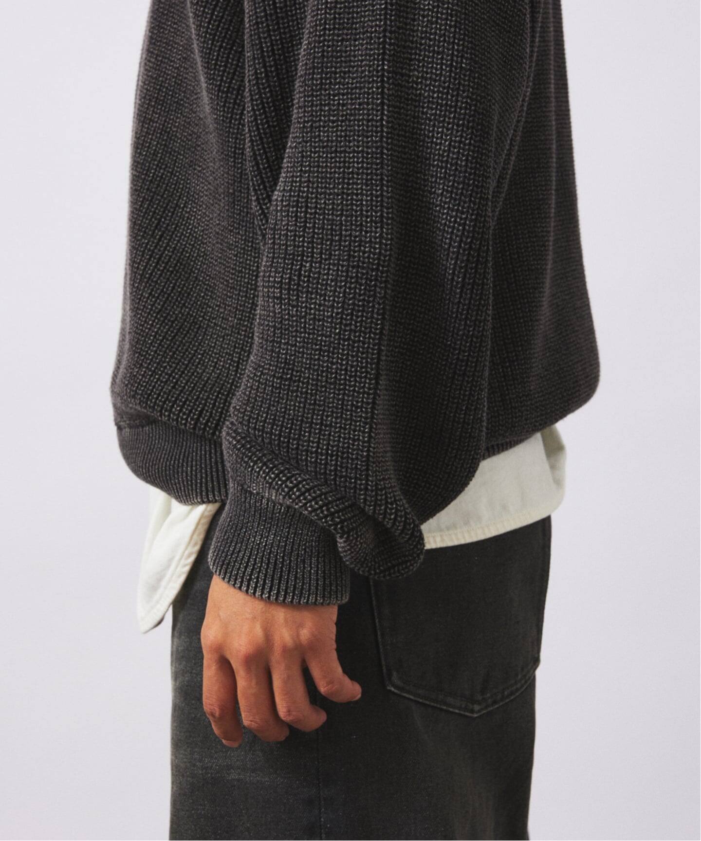 フェードコットン ヘンリーネックニット（ニット／セーター）｜JOURNAL