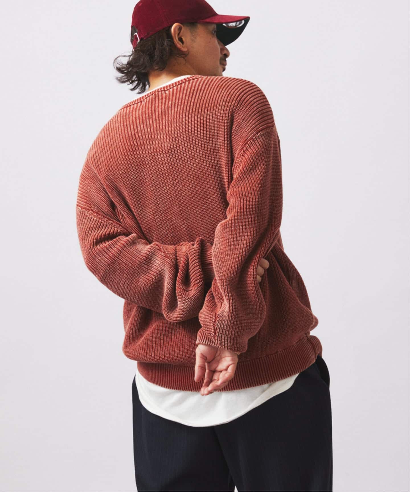 フェードコットン ヘンリーネックニット（ニット／セーター）｜JOURNAL