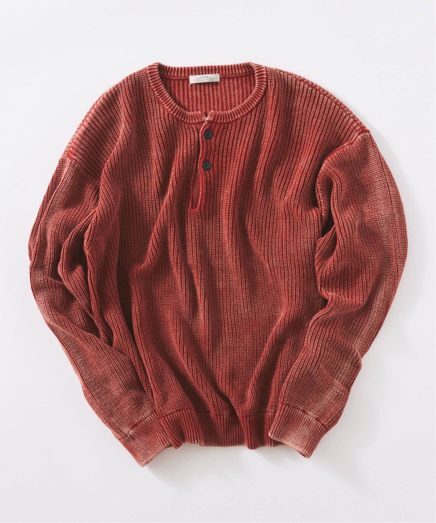 フェードコットン ヘンリーネックニット（ニット／セーター）｜JOURNAL