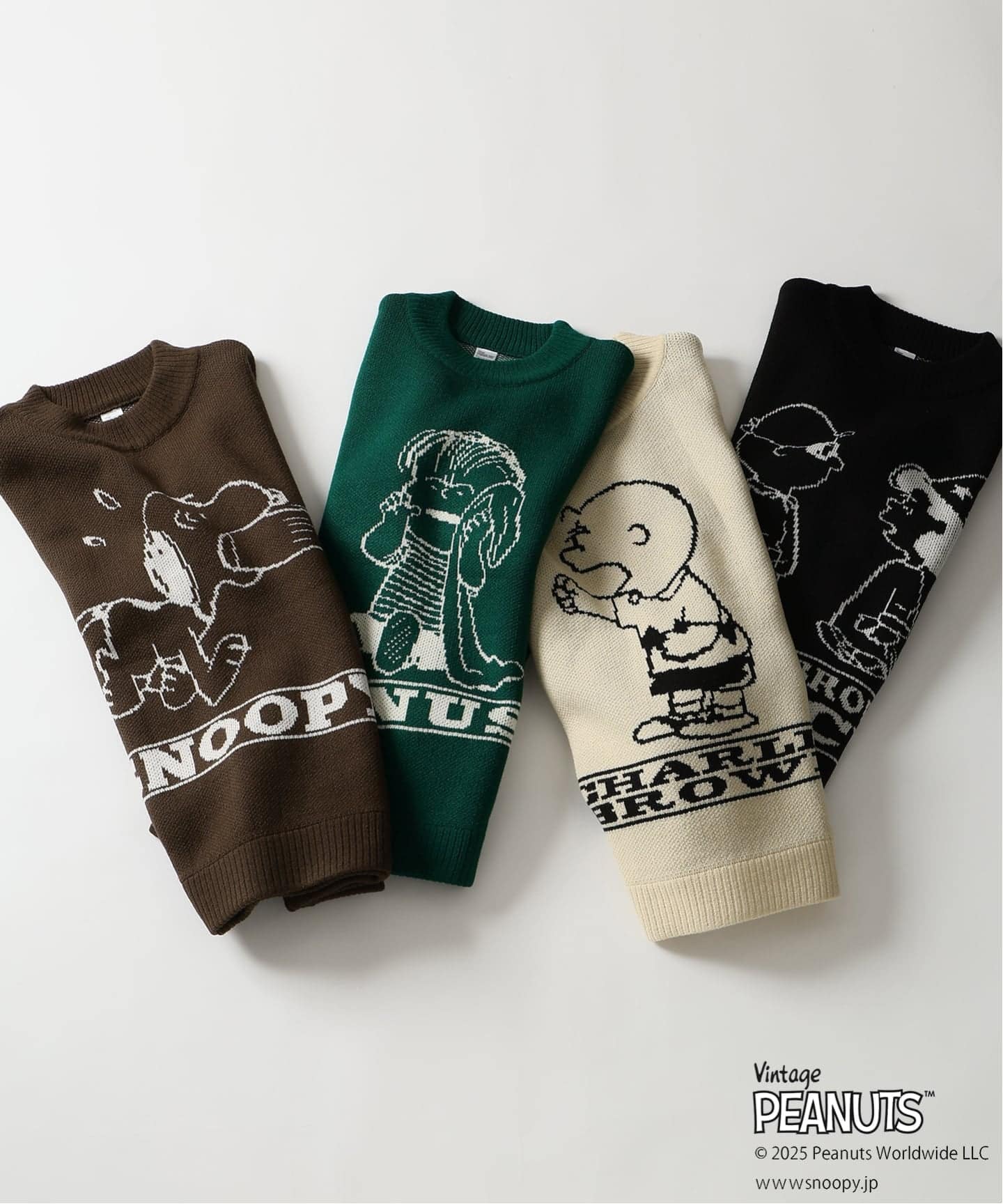 PEANUTS / ピーナッツ 別注 ダブル ジャガードニット（ニット