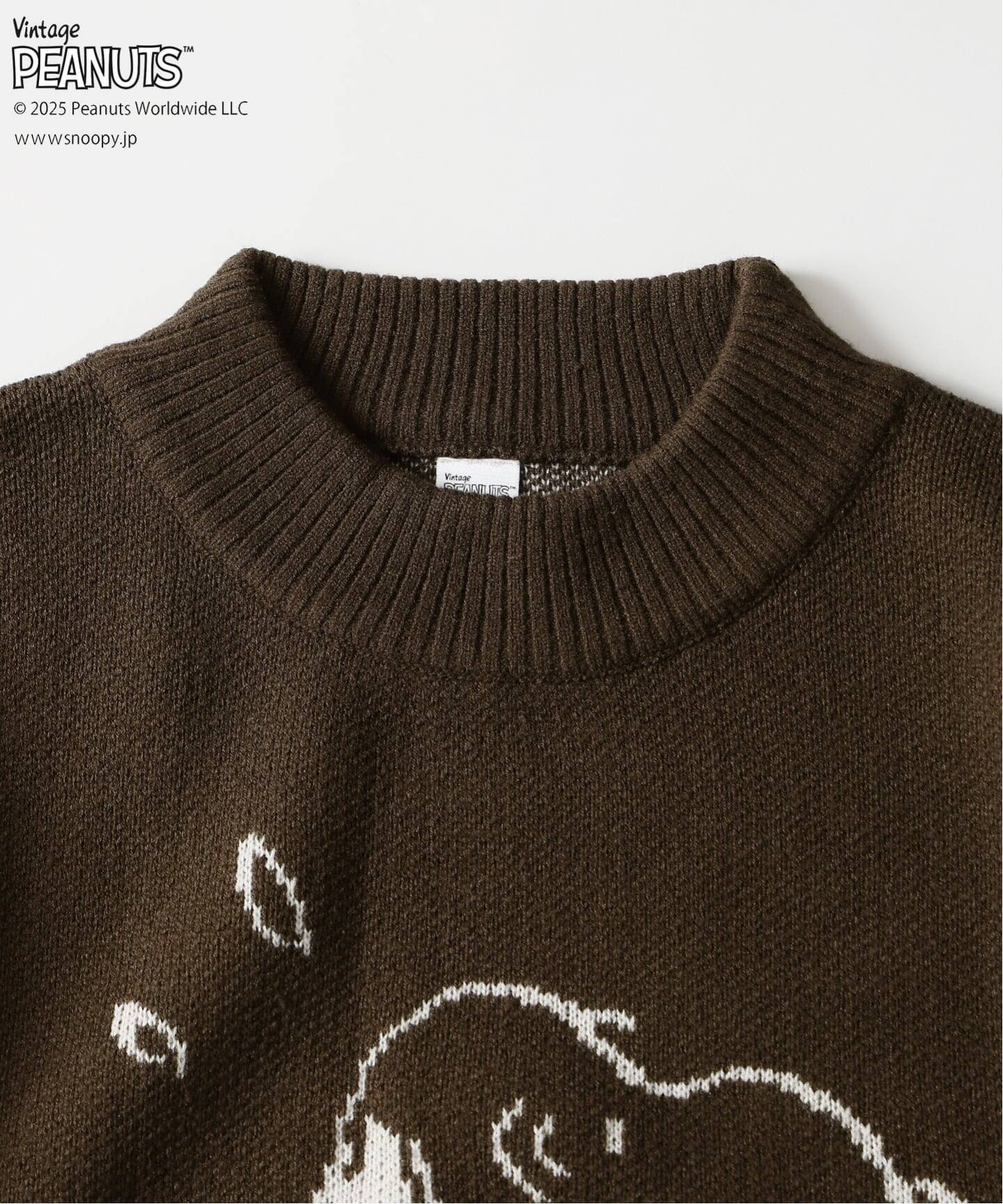 PEANUTS / ピーナッツ 別注 ダブル ジャガードニット（ニット