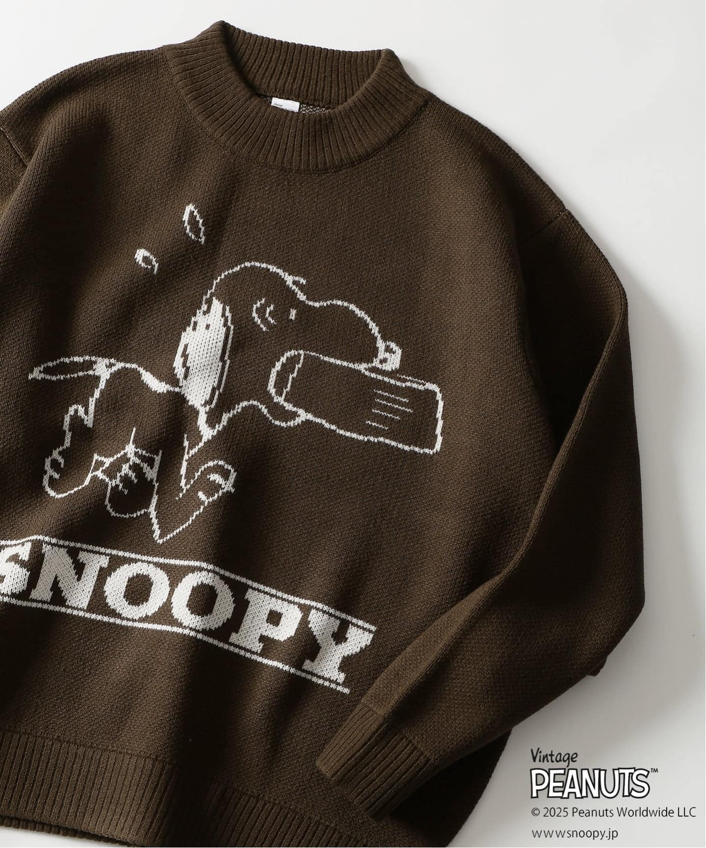 PEANUTS / ピーナッツ 別注 ダブル ジャガードニット（ニット