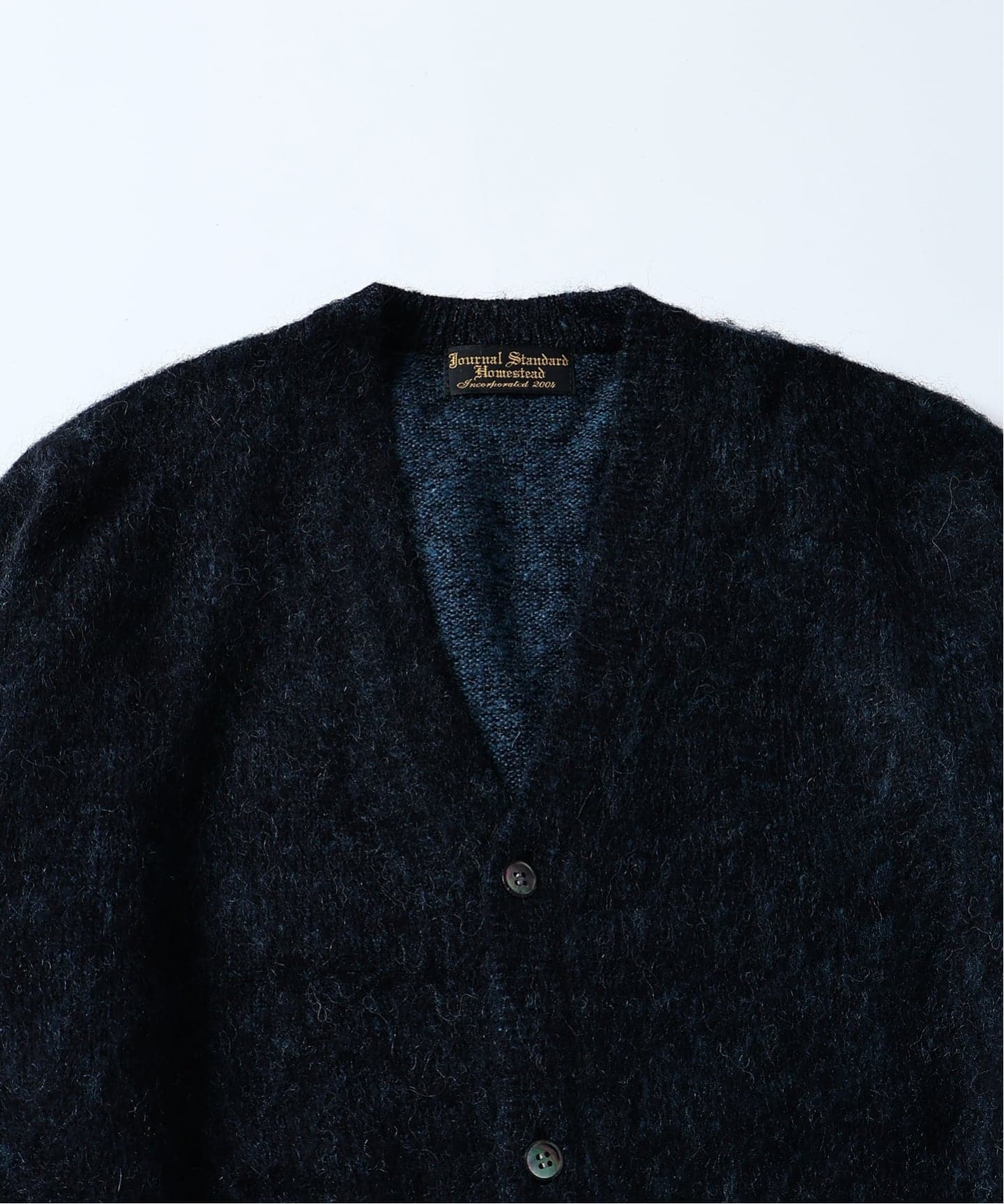 J.S.Homestead / アルパカ 混 ヘザー カーディガン（カーディガン