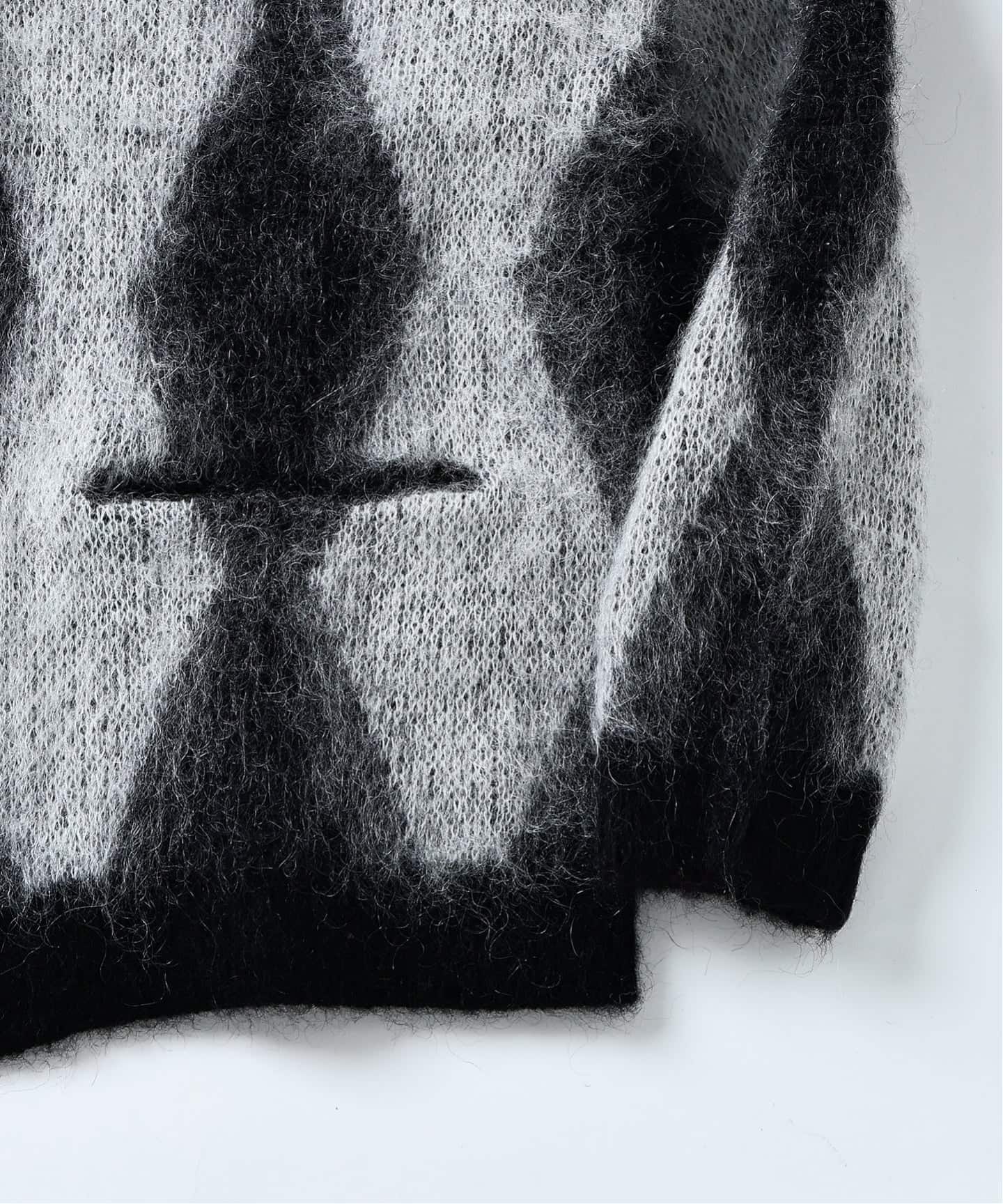 Stead / モヘア ミックス スクエア カーディガン（カーディガン