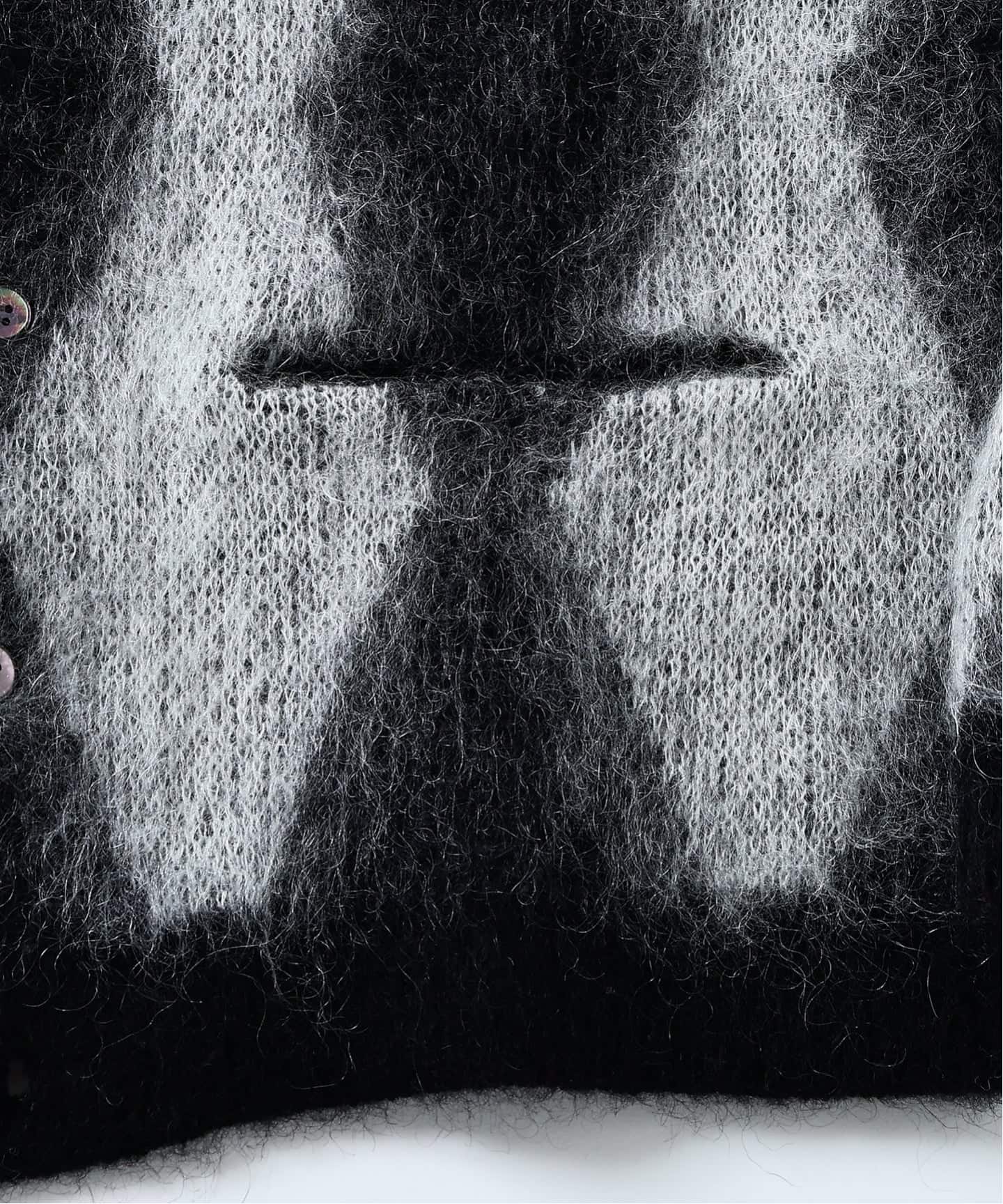 Stead / モヘア ミックス スクエア カーディガン（カーディガン