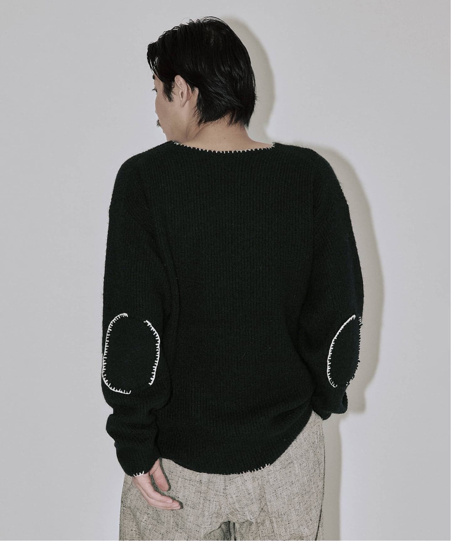 シェリエ sheller⭕️エイミー　人気完売　ブランケットステッチニットトップス シェリエ sheller シェリエ sheller⭕️エイミー 人気完売