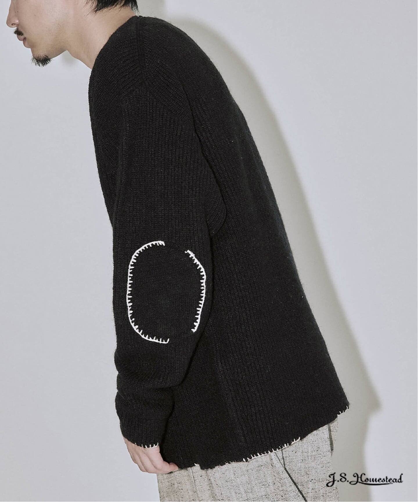J.S.Homestead / ブランケット ステッチ リブ ニット（ニット