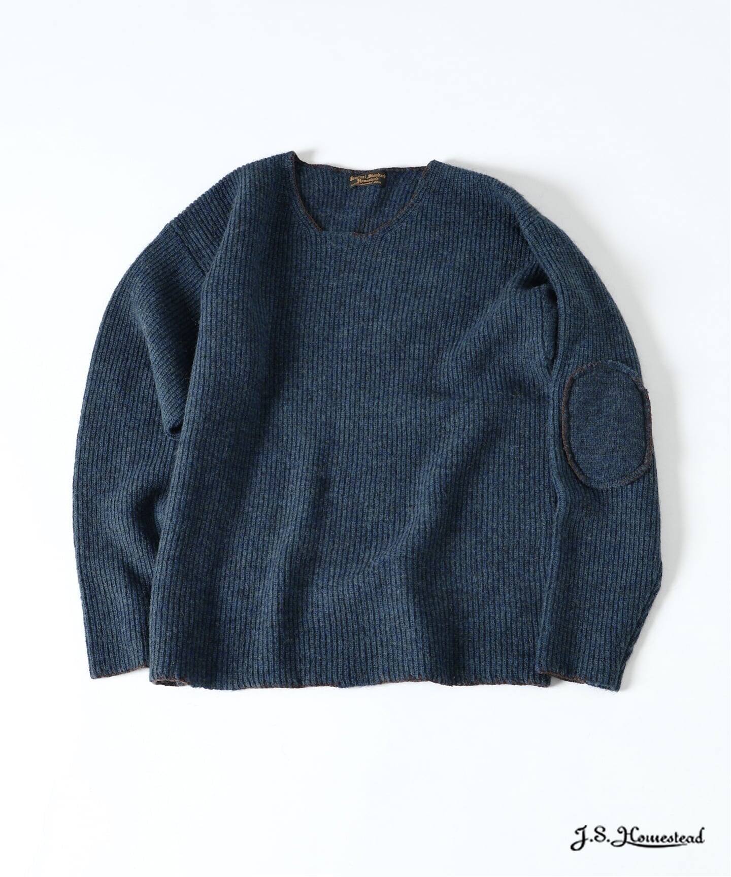 J.S.Homestead / ブランケット ステッチ リブ ニット（ニット