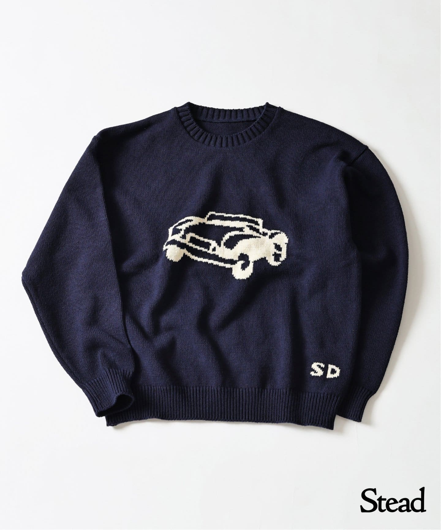 《予約》Stead / ホビー インターシャ ニット