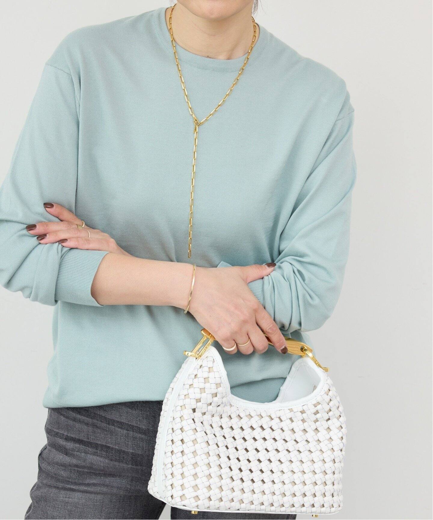 FF30 GIZA クルーネック プルオーバー（ニット／セーター）｜Deuxieme  