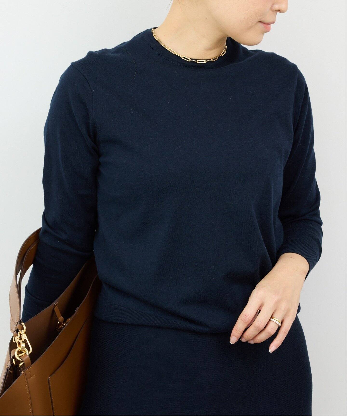 FF30 GIZA クルーネック プルオーバー（ニット／セーター）｜Deuxieme  