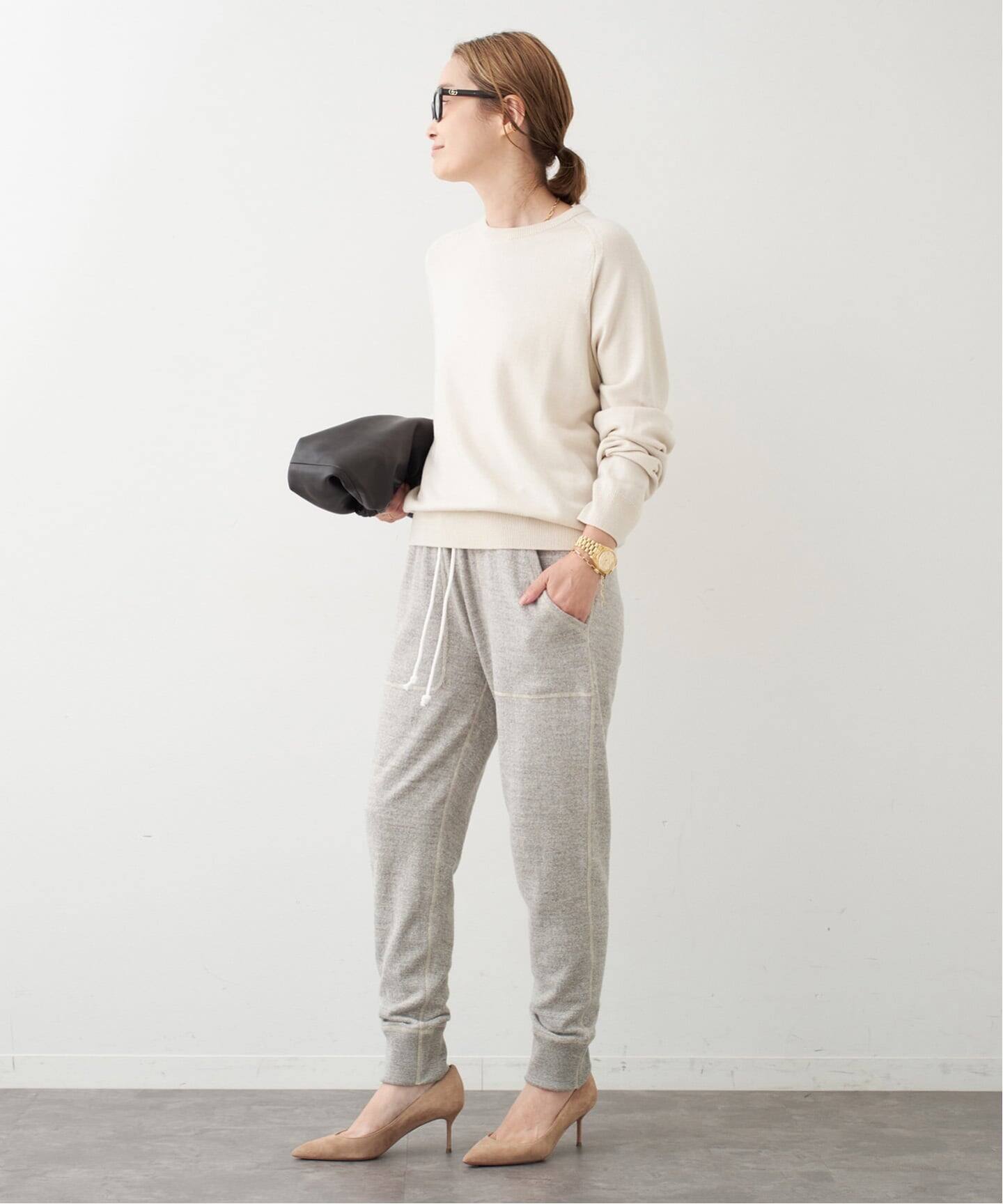 Deuxieme Classe *WISH クルーネック プルオーバー ニット WISH クルーネック プルオーバー（ニット/セーター）｜Deuxieme