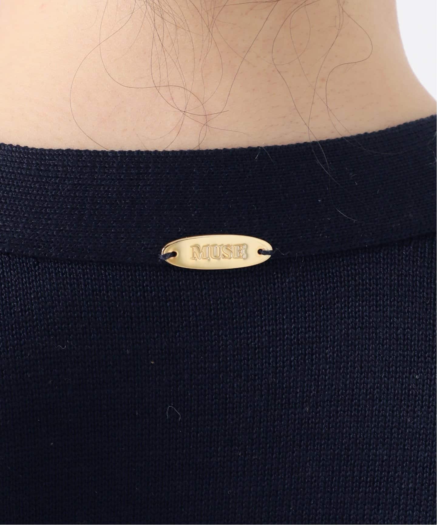 【極美品】ドゥーズィエムクラス 25ss シルク Vネックニット 春夏 Deuxieme Classe（ドゥーズィエムクラス）の「コットンシルク Vネック