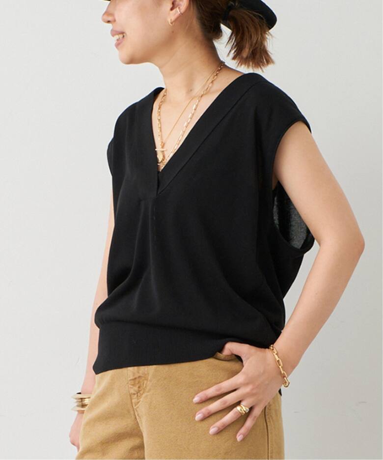 shake code Vネック ベスト（ニット／セーター）｜Deuxieme Classe  