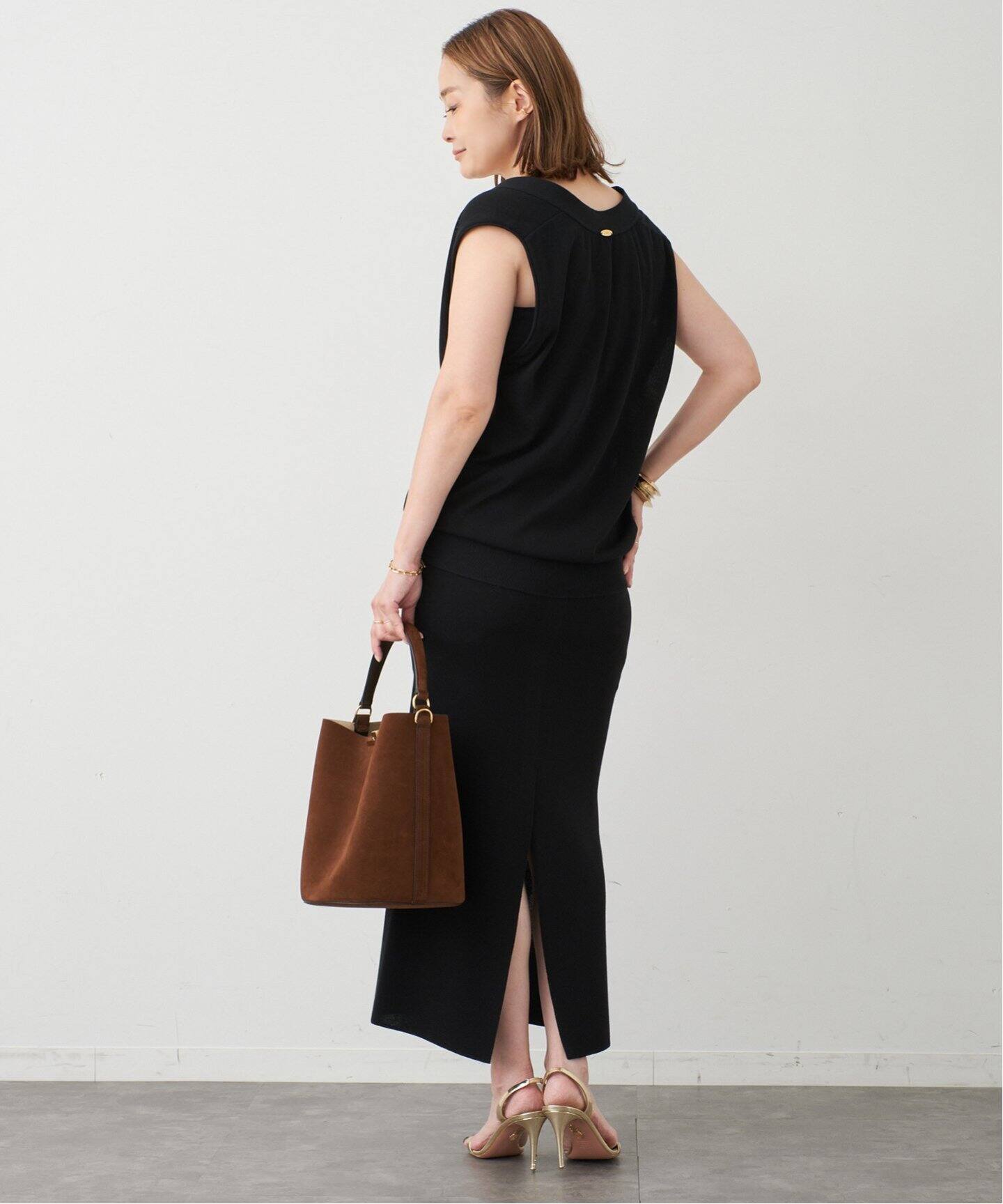 FRAMeWORK★デニムVネックベスト AP STUDIO Deuxieme 中古・古着通販】FRAMeWORK (フレームワーク) デニムVネックベスト