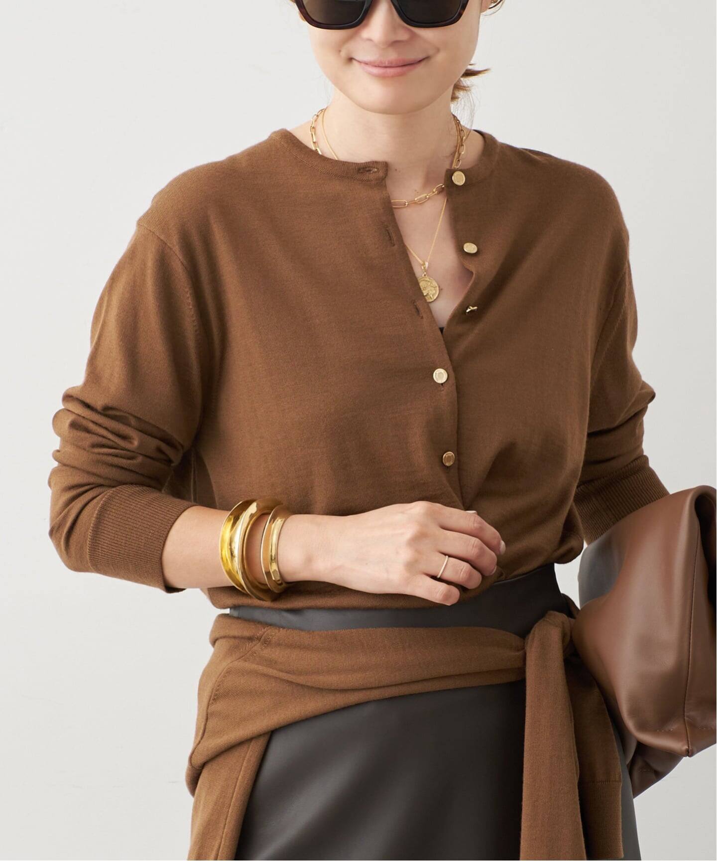 FF30 TODAY クルーネック カーディガン（ニット／セーター