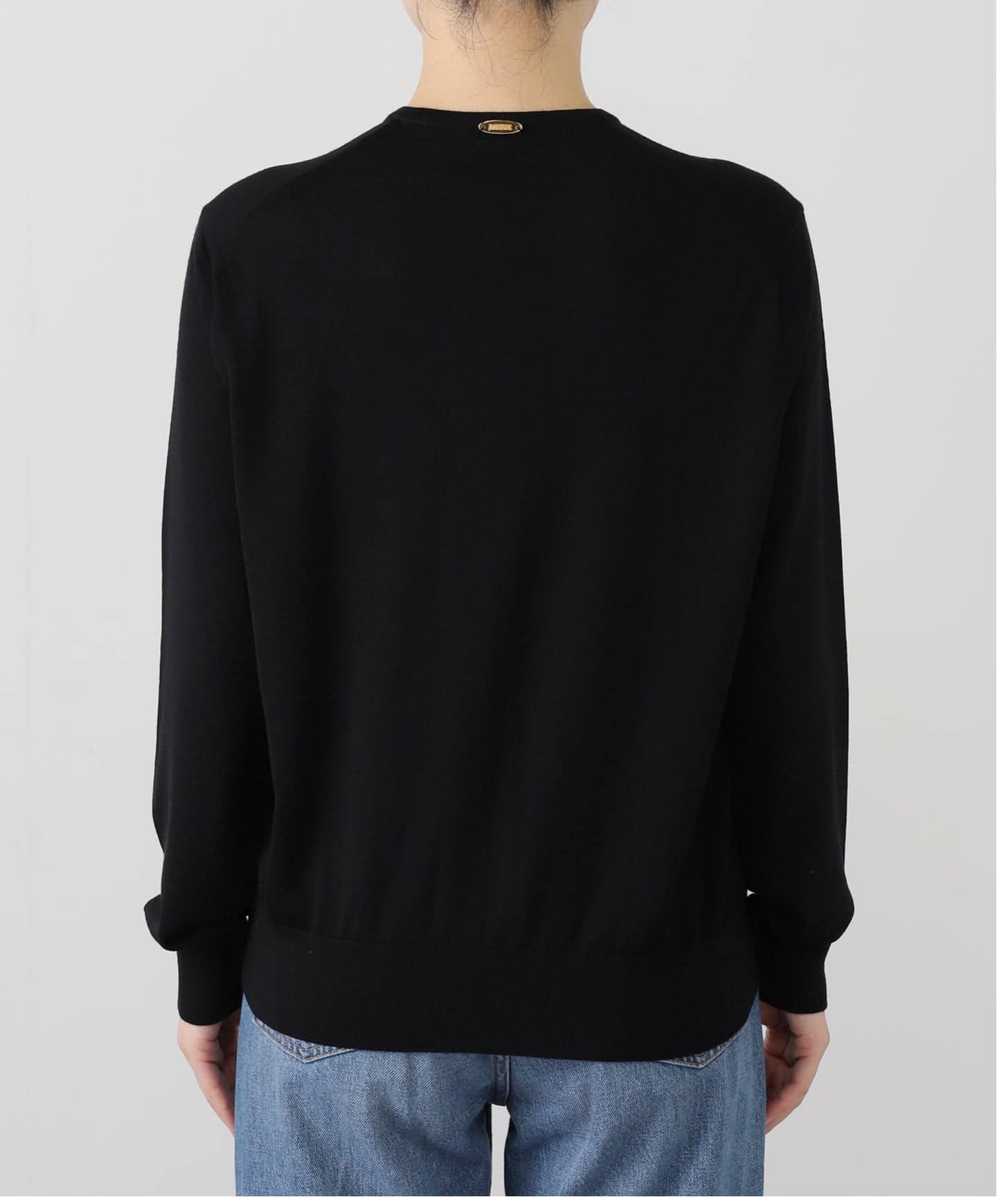 Deuxieme Classe FF30 クルーネックカーディガンブラック 黒 FF30 TODAY クルーネックカーディガン（カーディガン）｜MUSE de