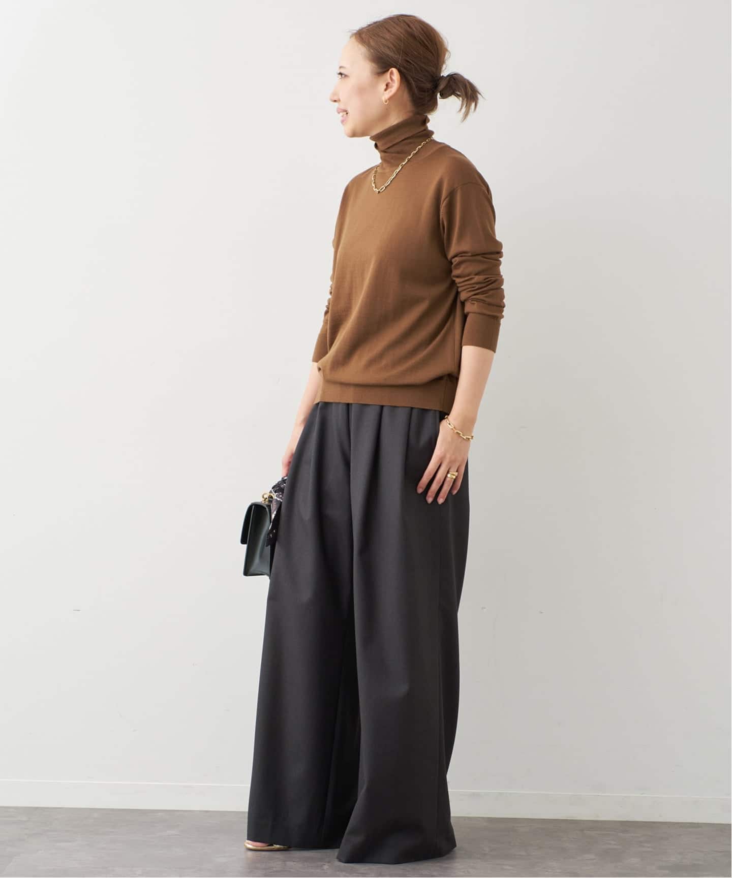 FF30 TODAY タートルネック プルオーバー（ニット／セーター