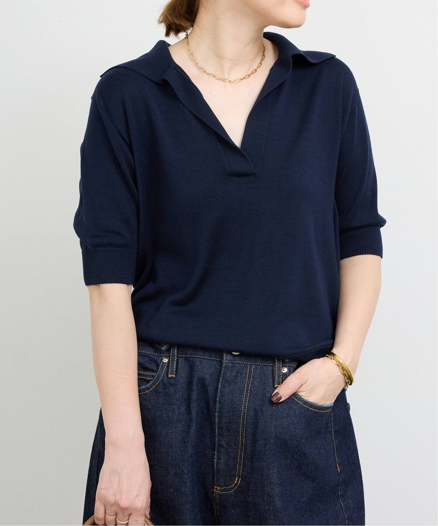 SOIE POLOSHIRT（ニット／セーター）｜Deuxieme Classe  