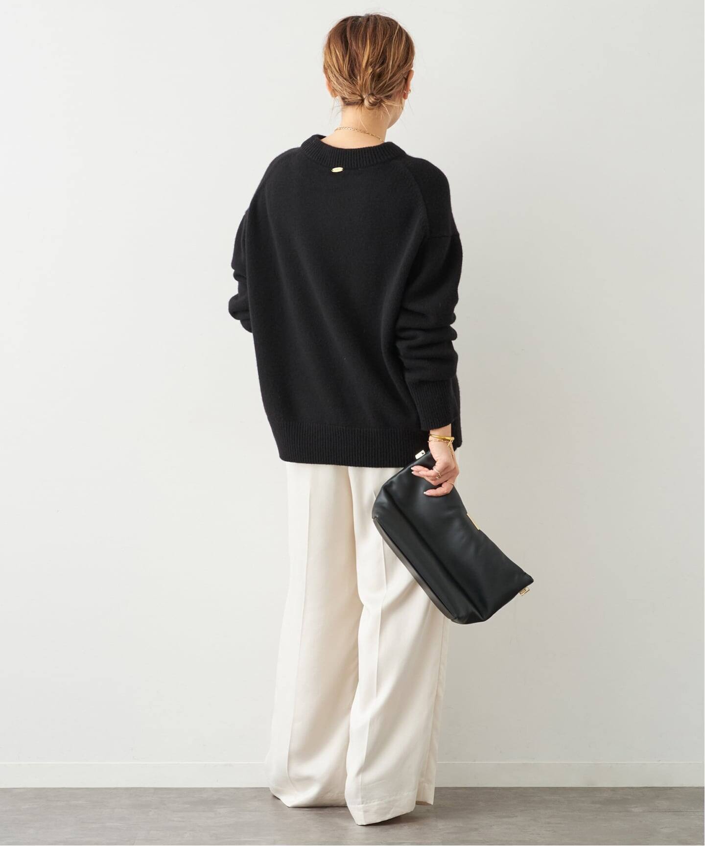 CASHY OVER クルーネックプルオーバー（ニット／セーター）｜Deuxieme