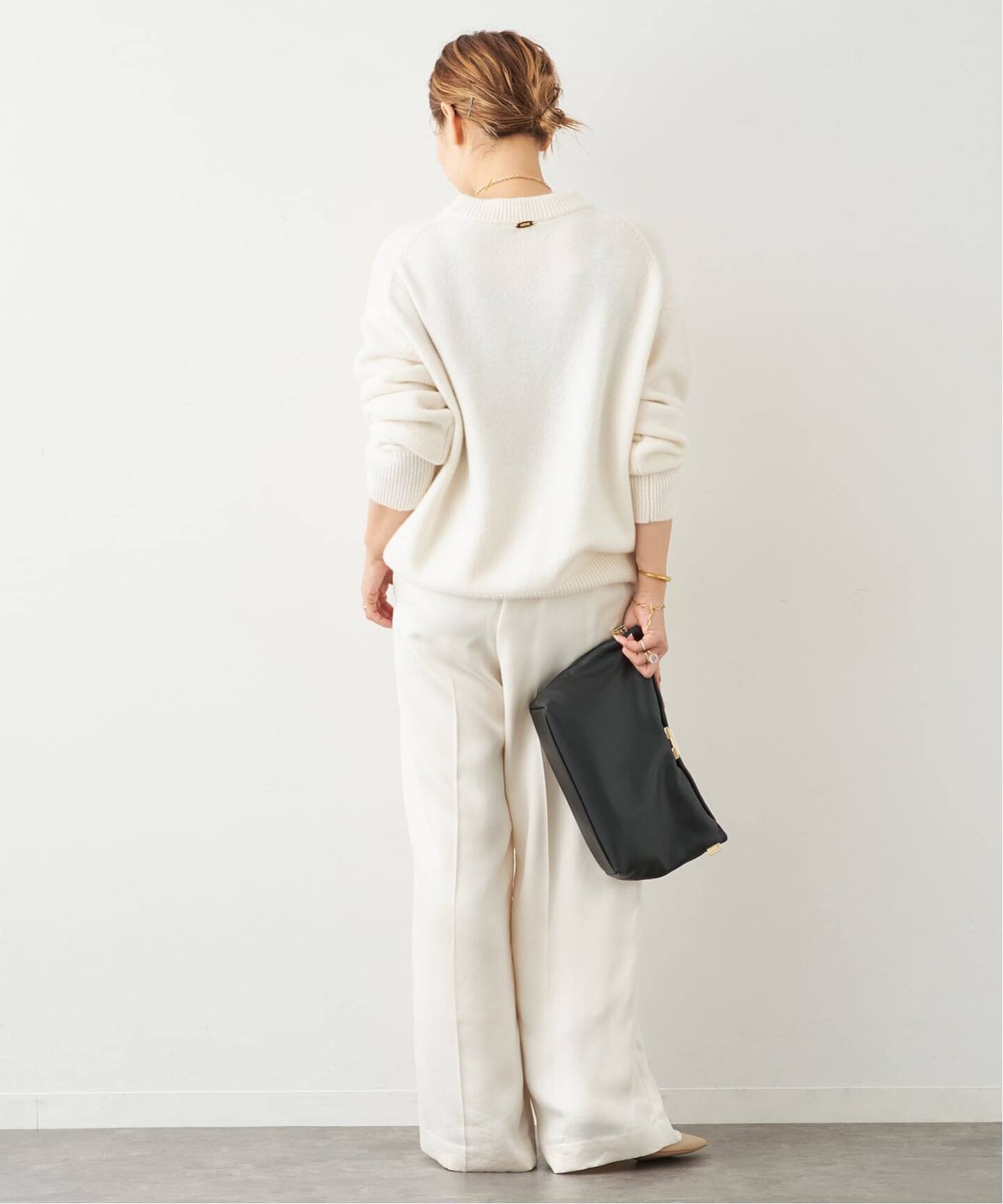 CASHY OVER クルーネックプルオーバー（ニット／セーター）｜Deuxieme