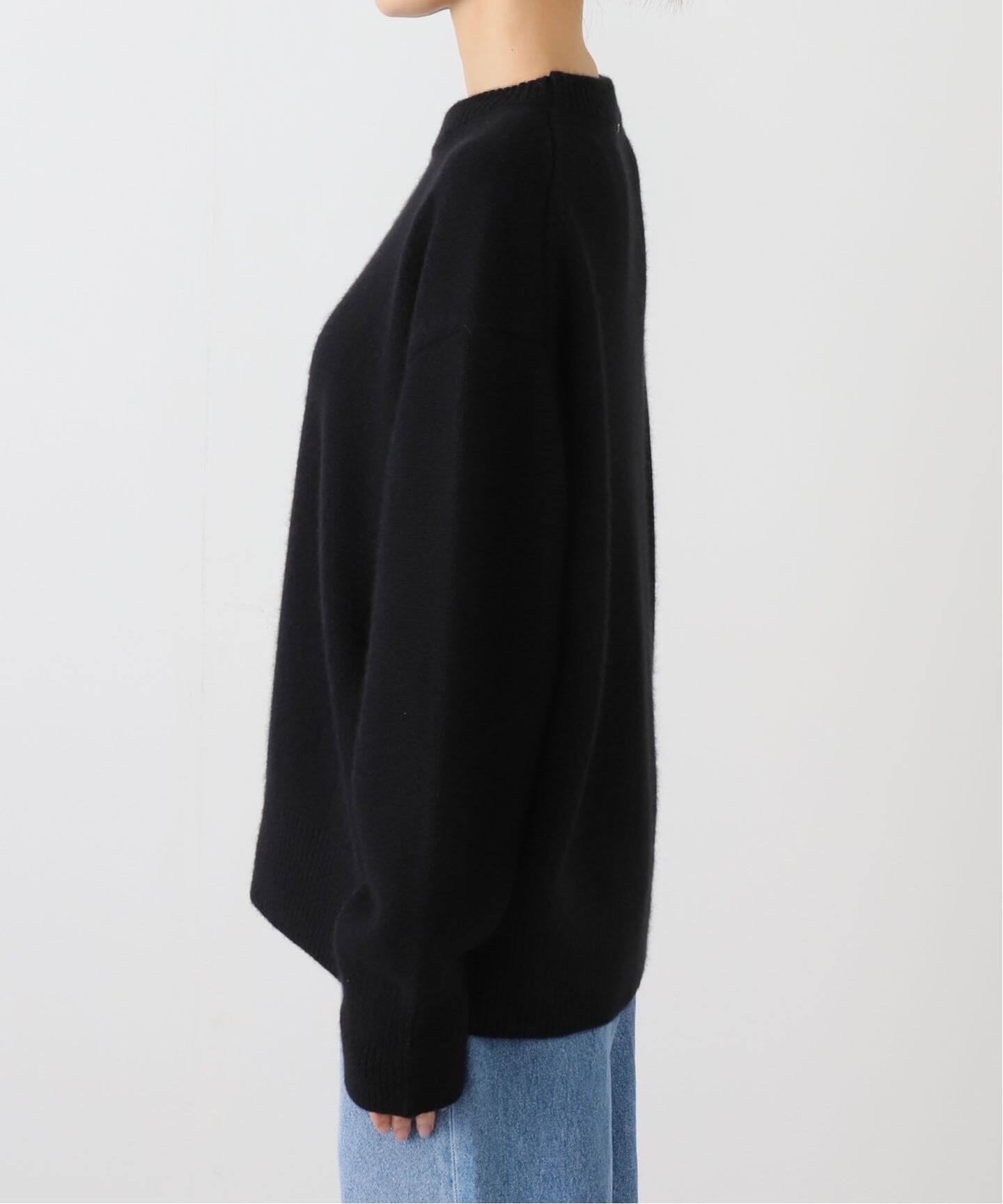 CASHY OVER クルーネックプルオーバー（ニット／セーター）｜Deuxieme