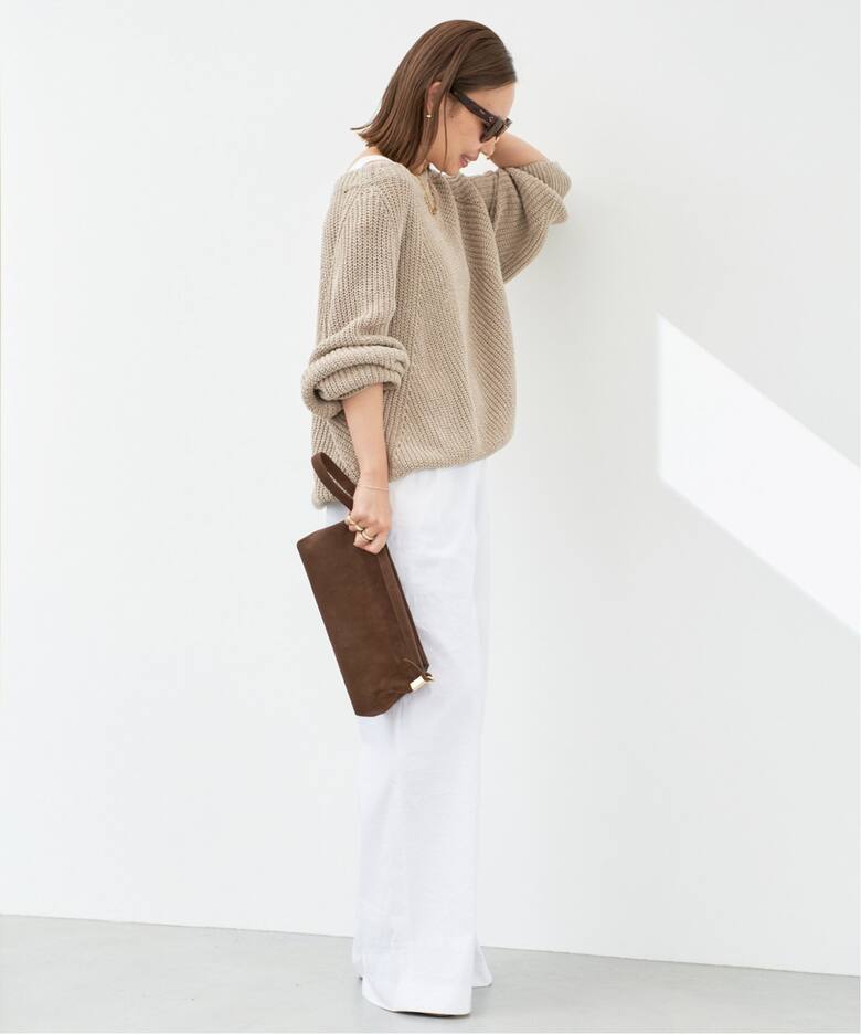 Lily Linen アゼプルオーバー（ニット／セーター）｜Deuxieme Classe  