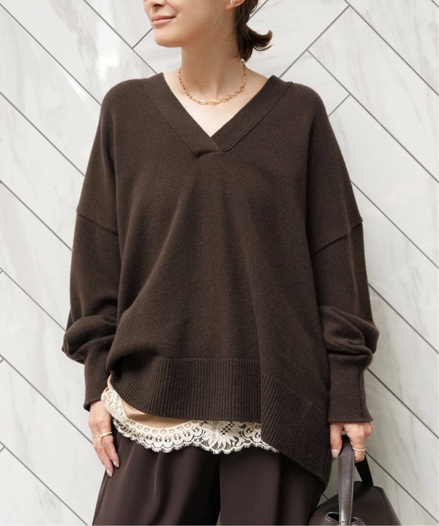 OLBIA Vネック プルオーバー（ニット／セーター）｜Deuxieme Classe