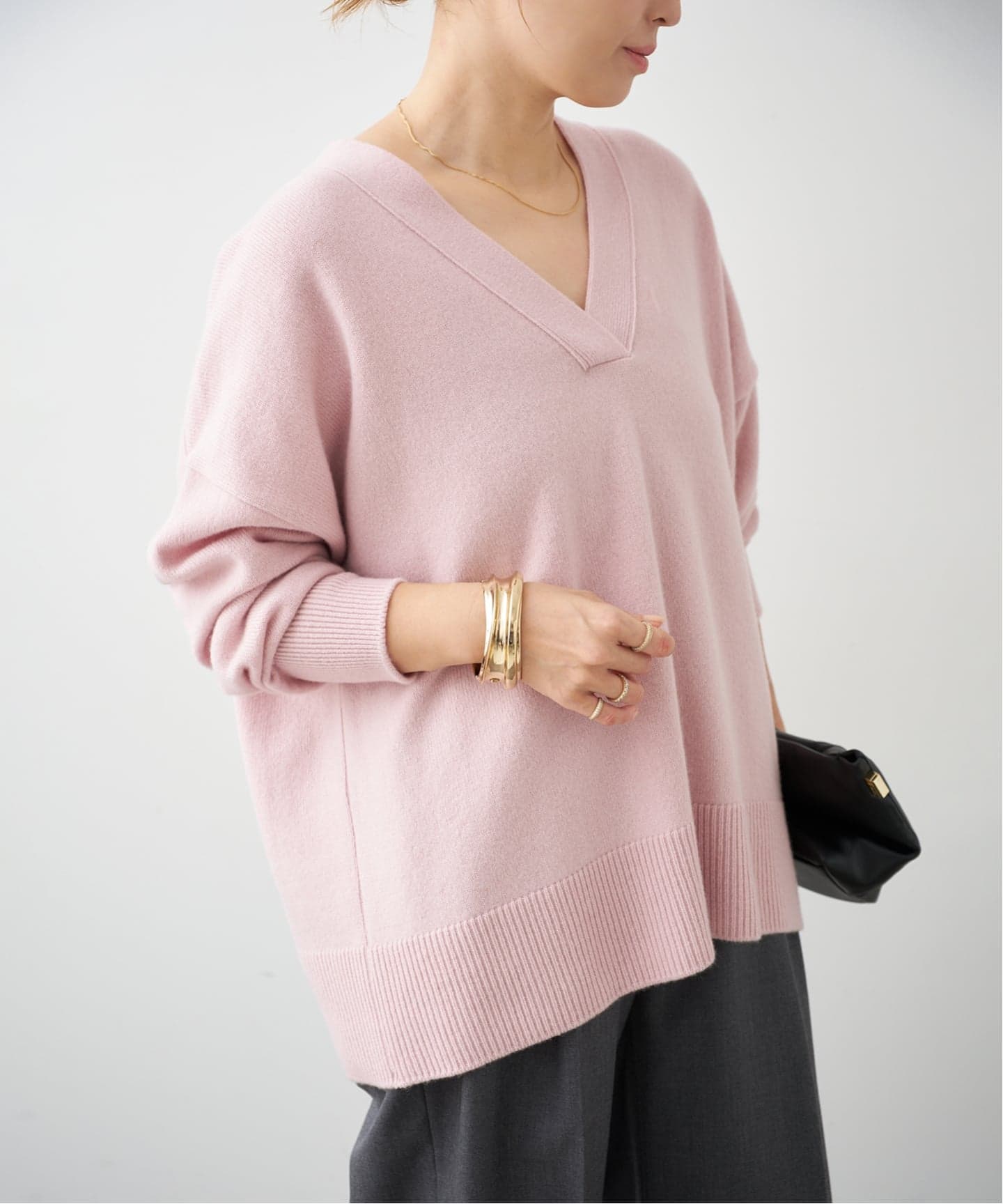 OLBIA Vネック プルオーバー（ニット／セーター）｜Deuxieme Classe