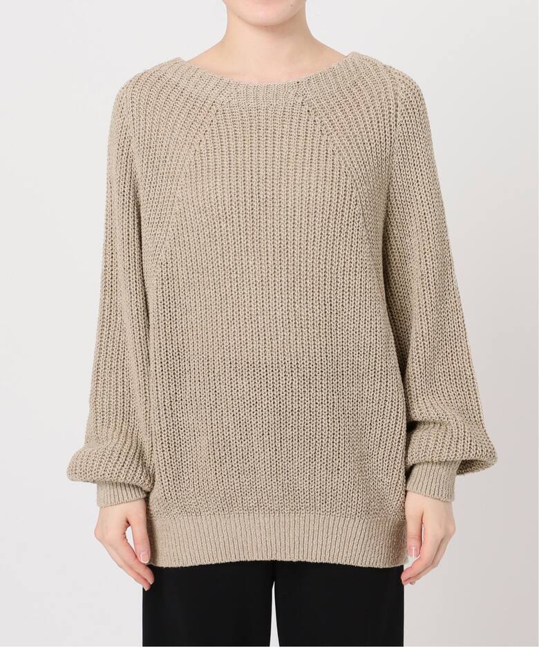 追加 Lily Linen アゼ プルオーバー（ニット／セーター）｜Deuxieme  