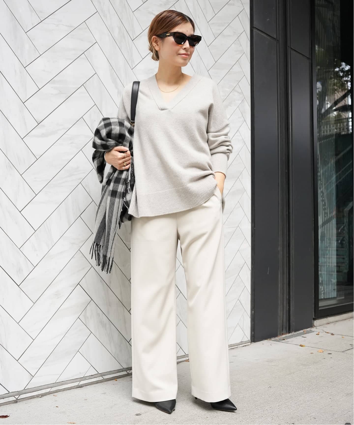 Deuxieme Classe 25AW OLBIA Vネック プルオーバー 予約》*追加 OLBIA Vネック プルオーバー（ニット／セーター