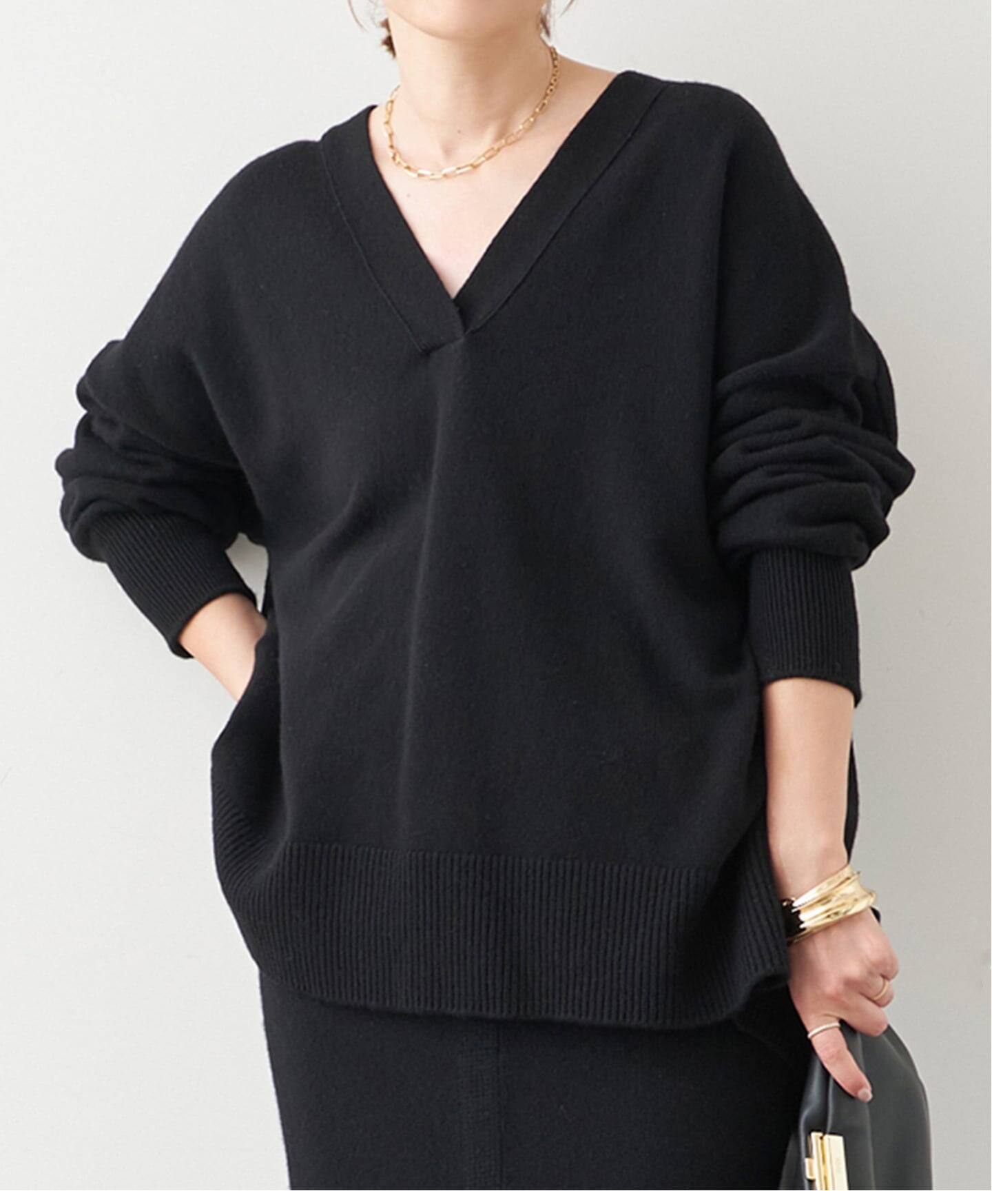 追加 OLBIA Vネック プルオーバー（ニット／セーター）｜Deuxieme