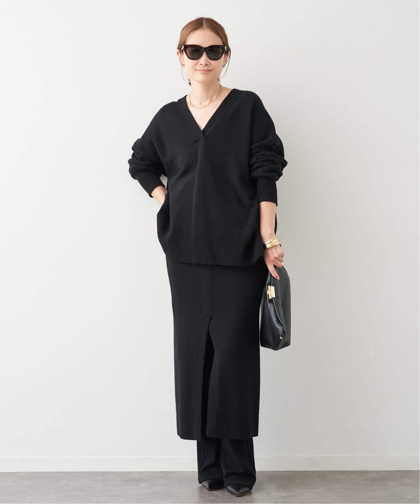 追加 OLBIA Vネック プルオーバー（ニット／セーター）｜Deuxieme