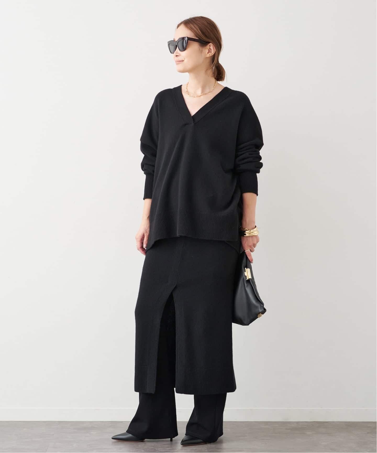 追加 OLBIA Vネック プルオーバー（ニット／セーター）｜Deuxieme