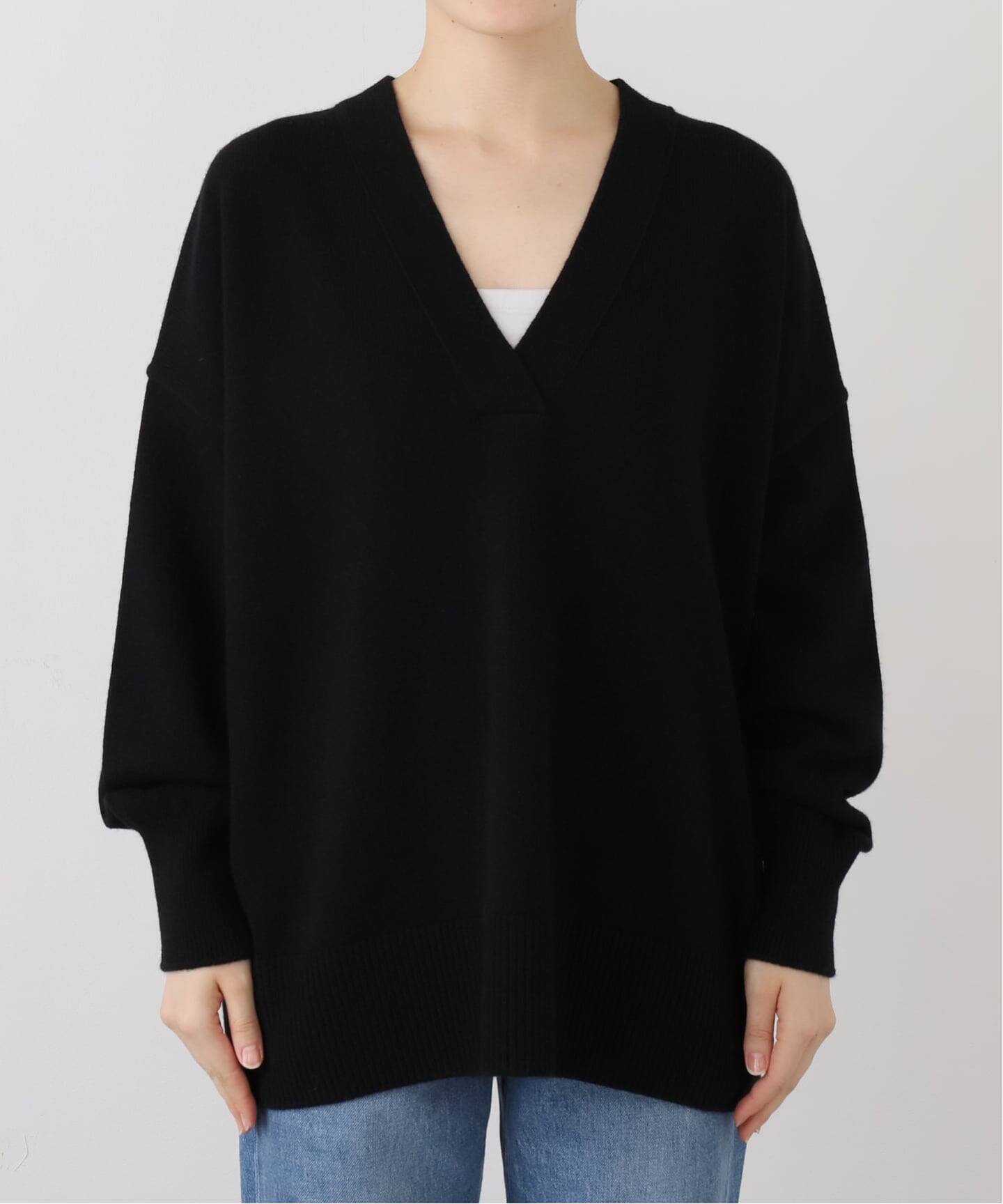 定価33600円✨ドゥーズィエムクラス OLBIA Vネック プルオーバー 追加 OLBIA Vネック プルオーバー（ニット／セーター）｜Deuxieme