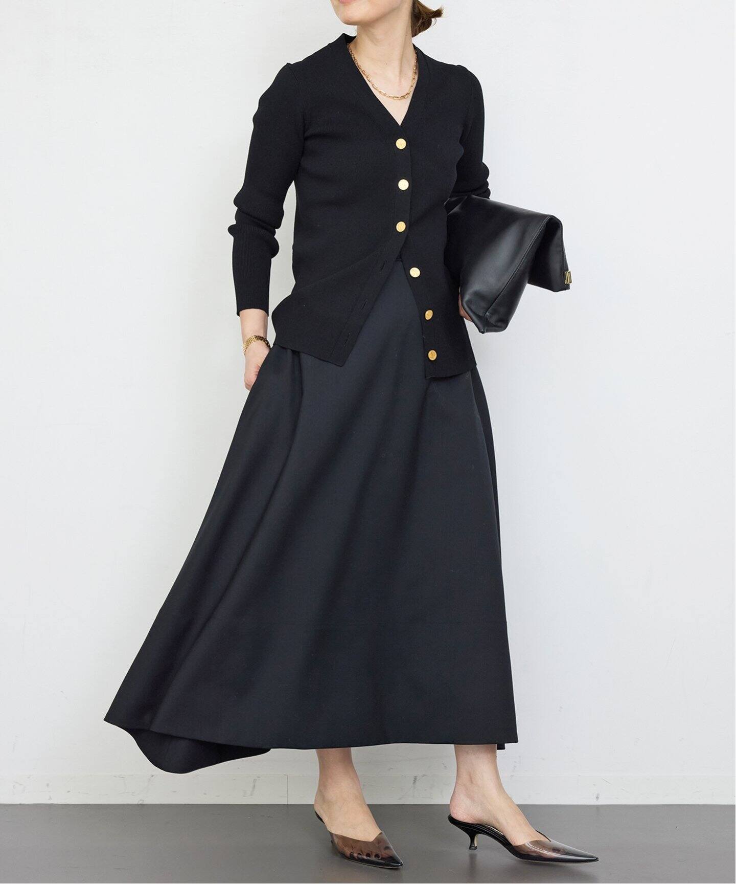 追加 *DINER RIB Vネックカーディガン（カーディガン）｜Deuxieme  