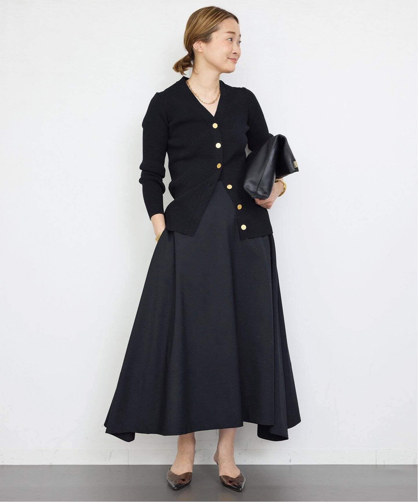 追加 *DINER RIB Vネックカーディガン（カーディガン）｜Deuxieme  