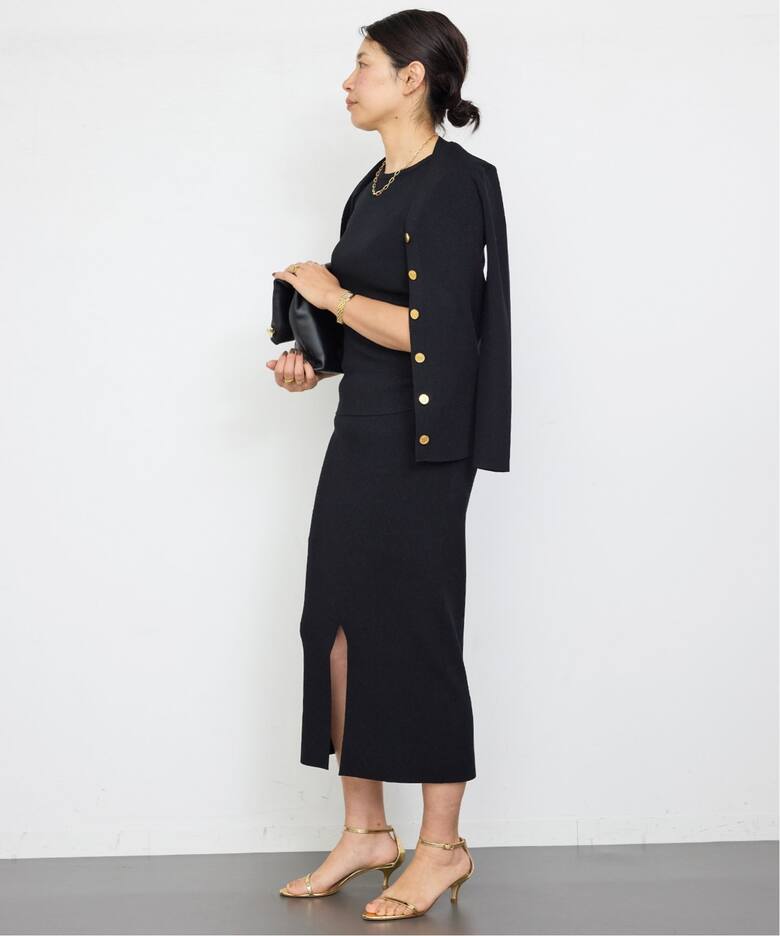 追加 *DINER RIB Vネックカーディガン（カーディガン）｜Deuxieme  