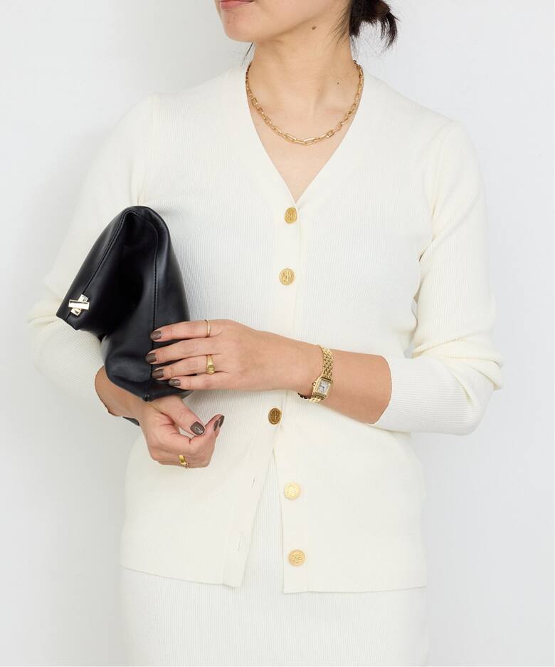 追加 *DINER RIB Vネックカーディガン（カーディガン）｜Deuxieme  