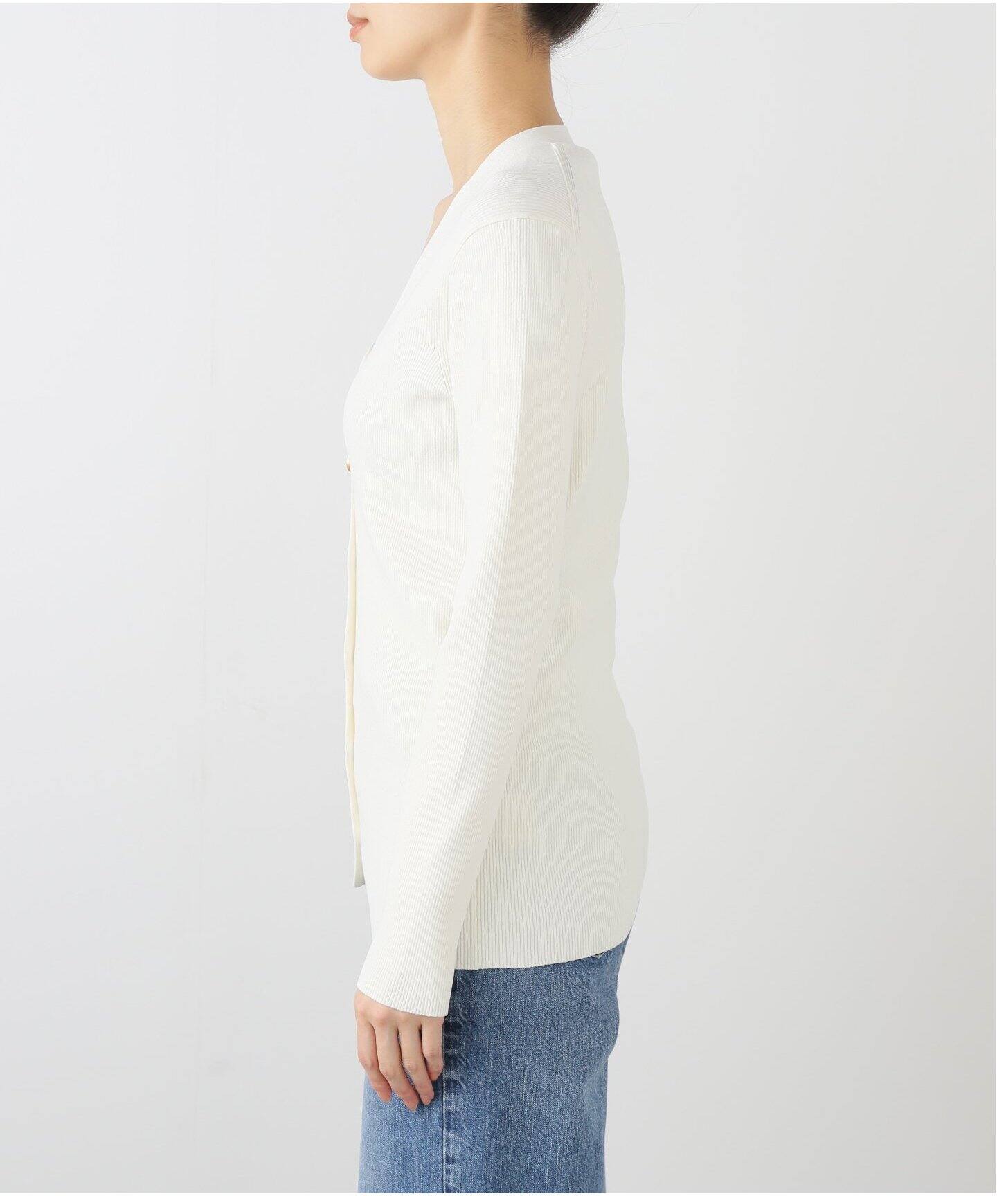 追加 *DINER RIB Vネックカーディガン（カーディガン）｜Deuxieme  