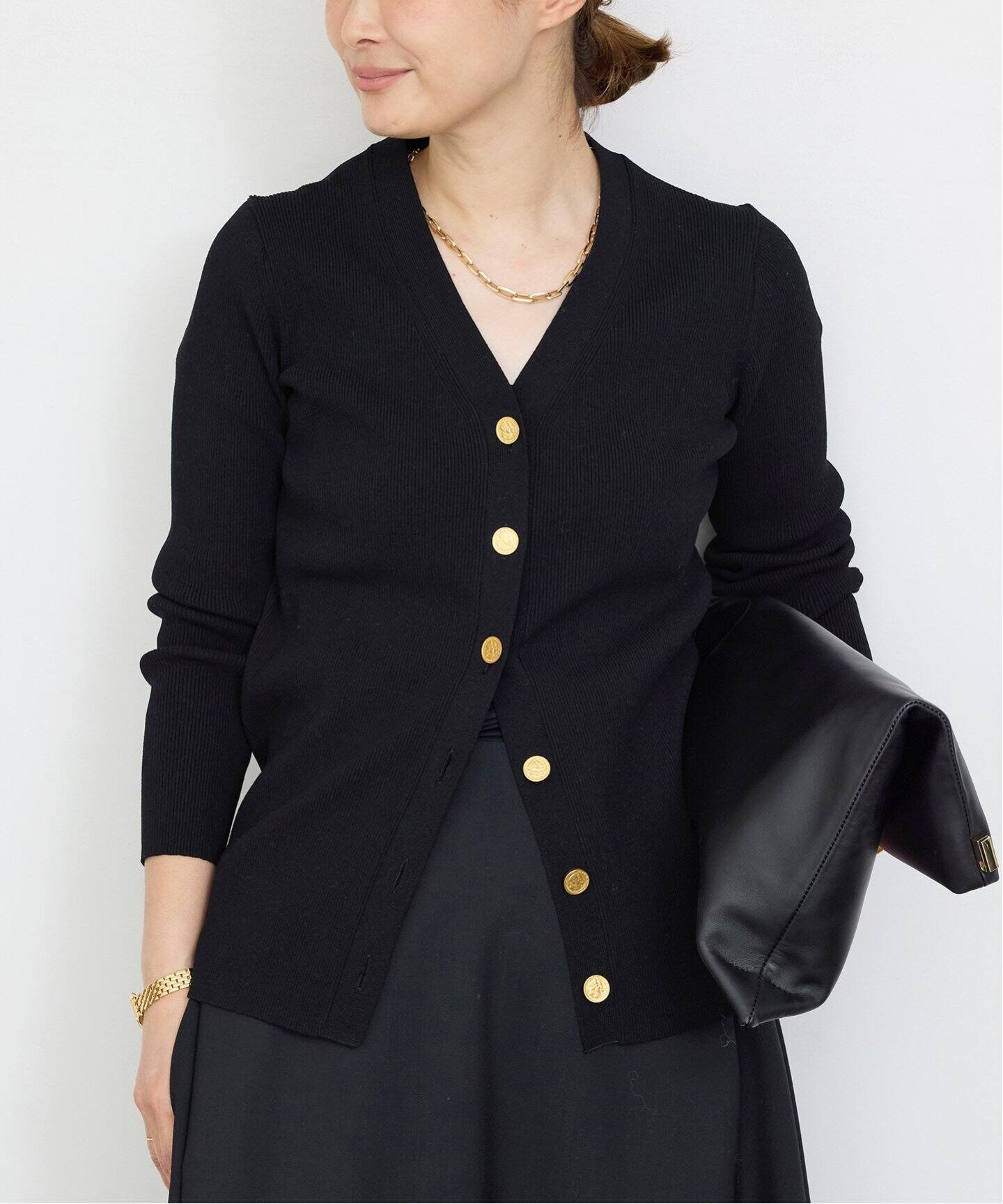 追加 *DINER RIB Vネックカーディガン（カーディガン）｜Deuxieme  