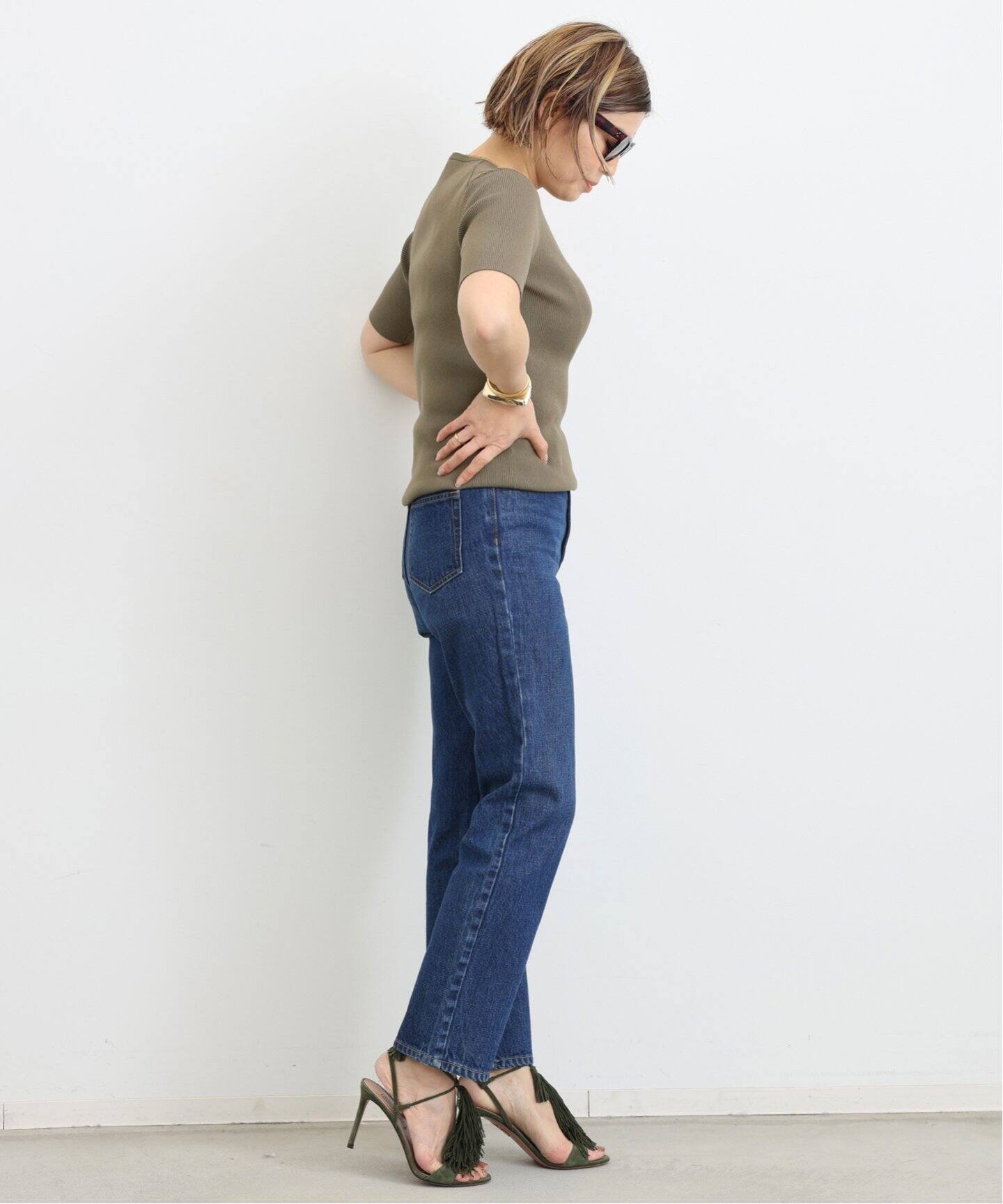 DINER B RIB クルーネックプルオーバー（ニット／セーター）｜Deuxieme  