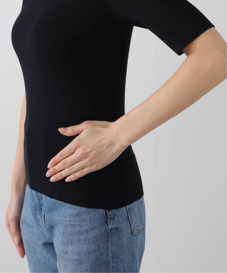 追加 Diner B RIB クルーネックプルオーバー（ニット／セーター  